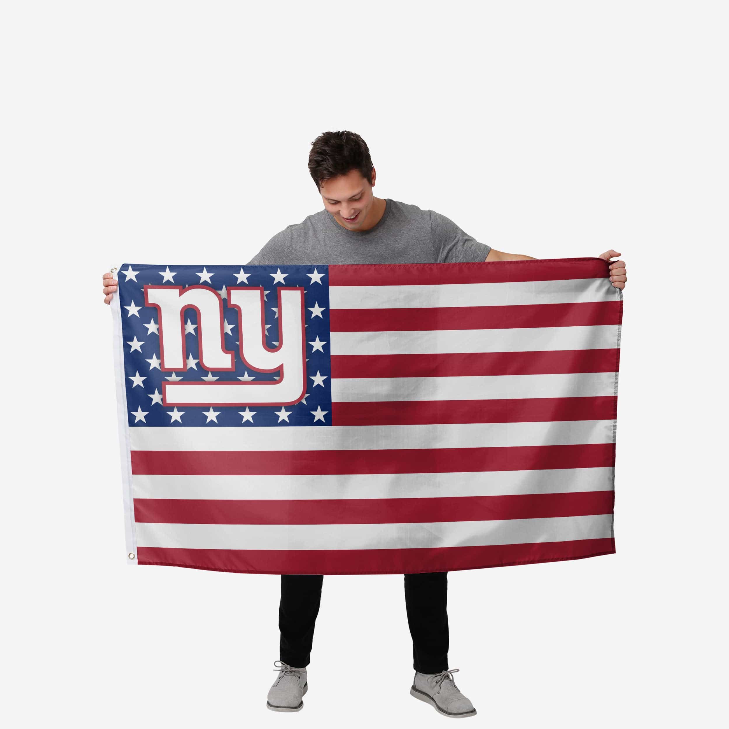 New York Giants American Stars Horizontal Flag - Image 2