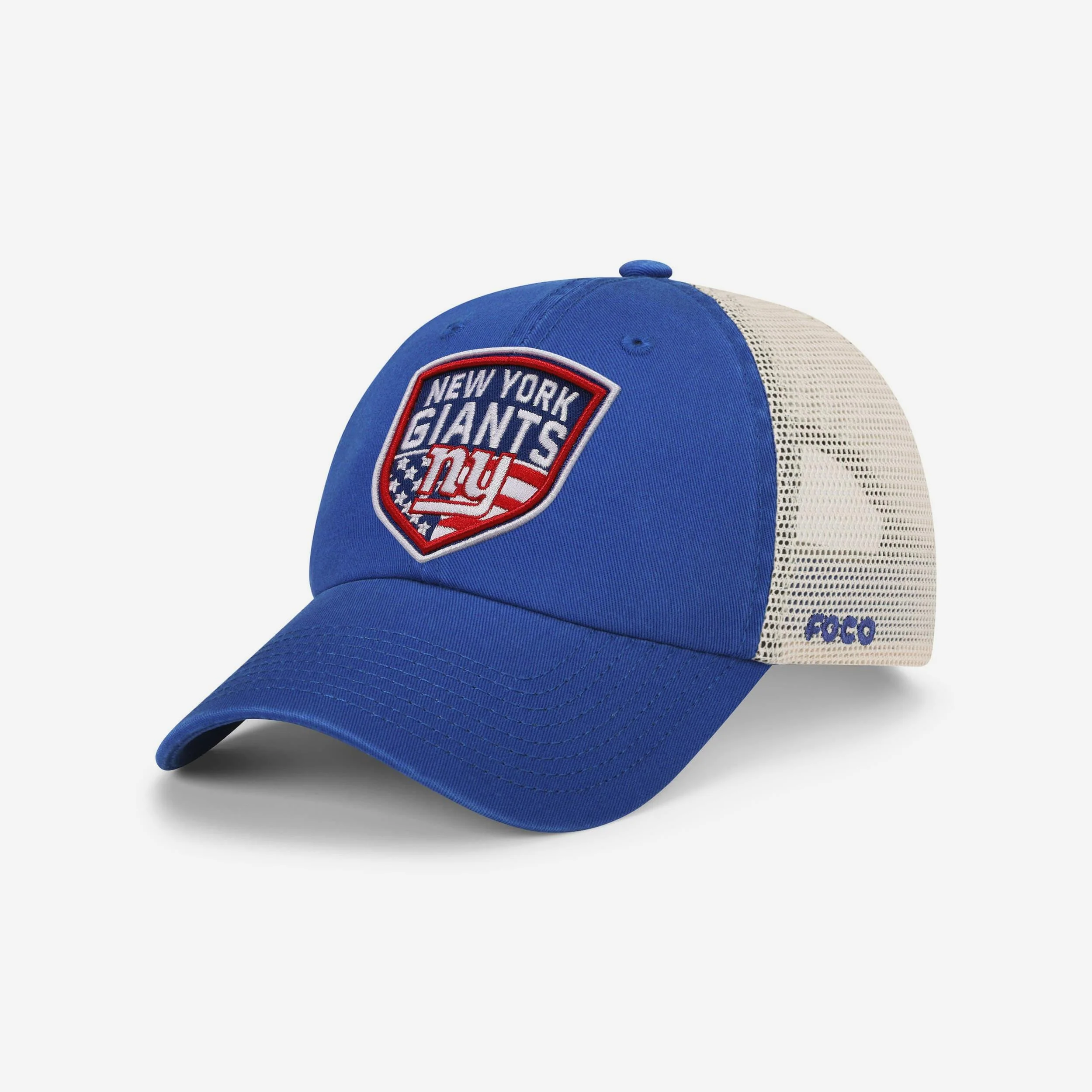 New York Giants Americana Patch Casual Trucker Cap