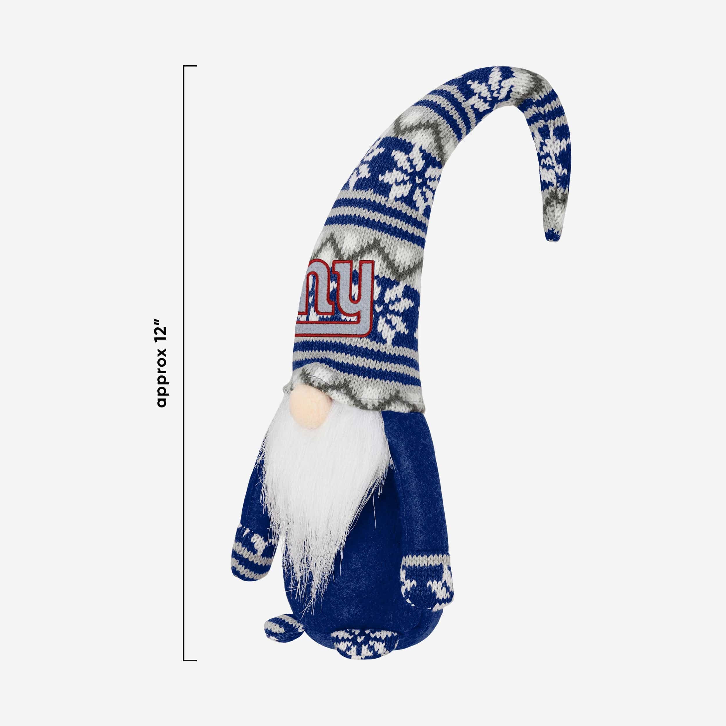 New York Giants Bent Hat Plush Gnome - Image 3
