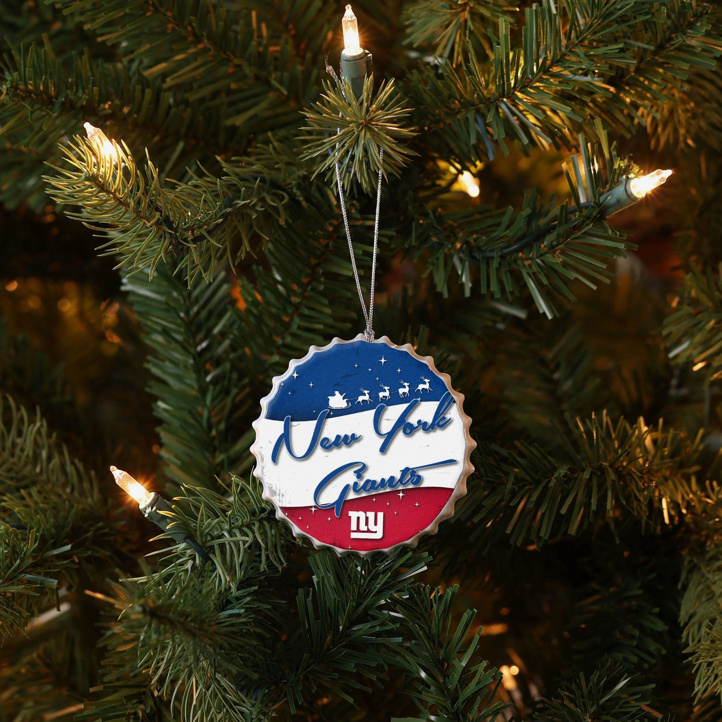 New York Giants Bottlecap Sign Ornament - Image 3