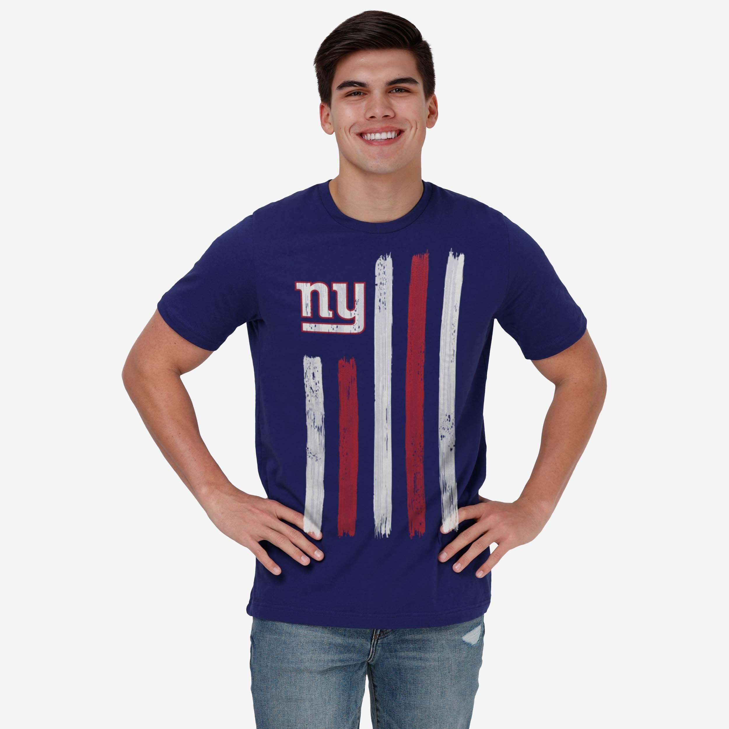 New York Giants Brushstroke Flag T-Shirt - Image 2