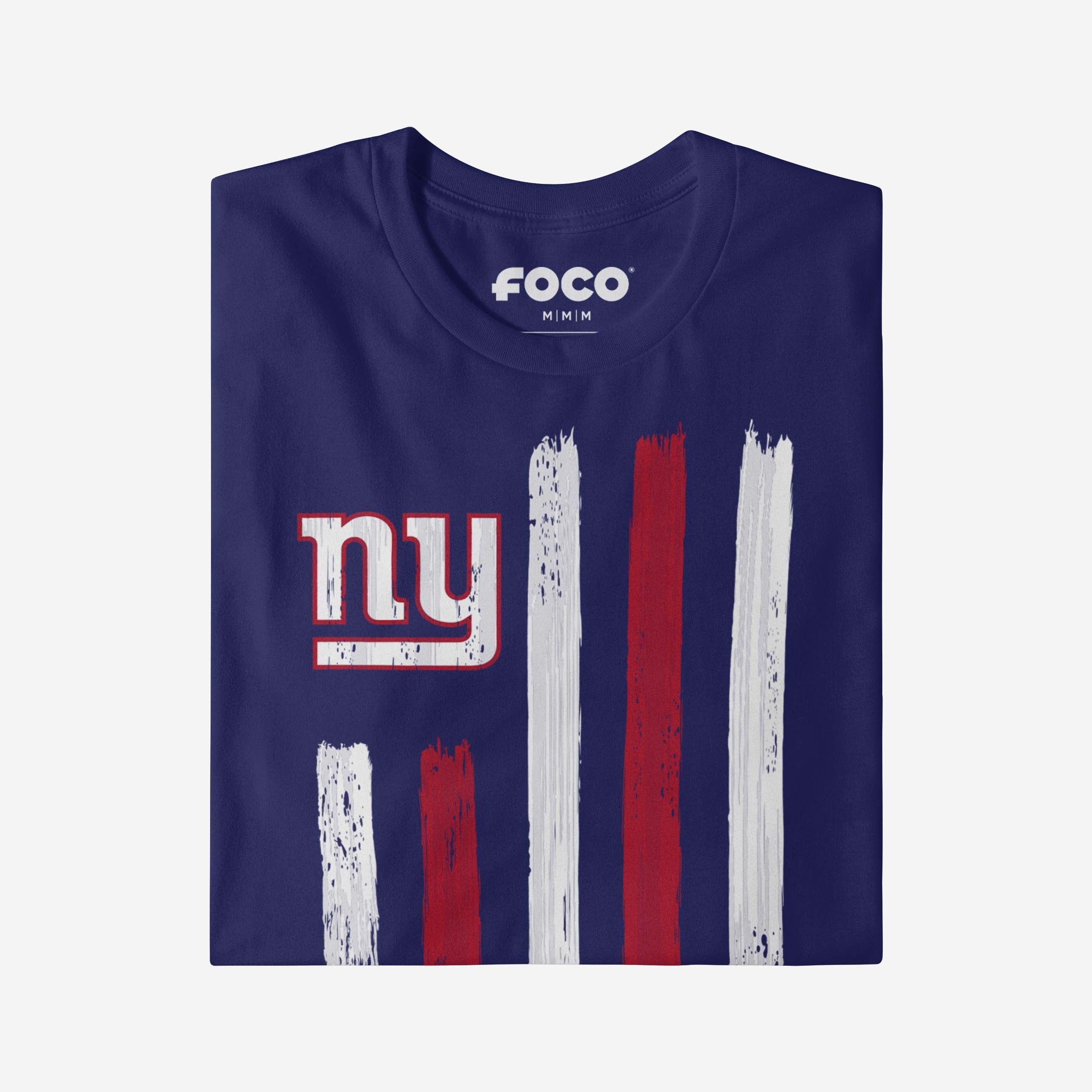 New York Giants Brushstroke Flag T-Shirt - Image 4