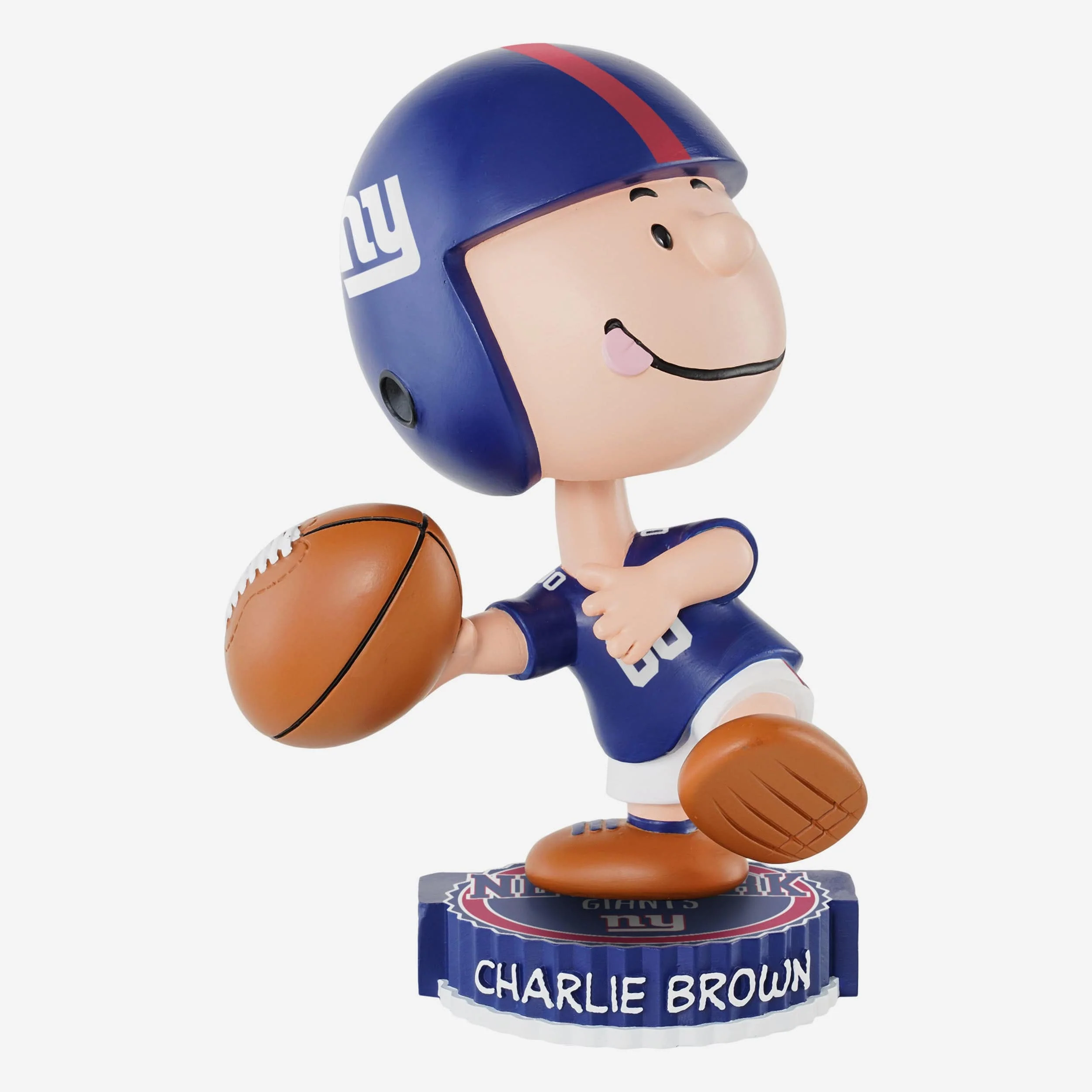 New York Giants Charlie Brown Peanuts Bighead Bobblehead