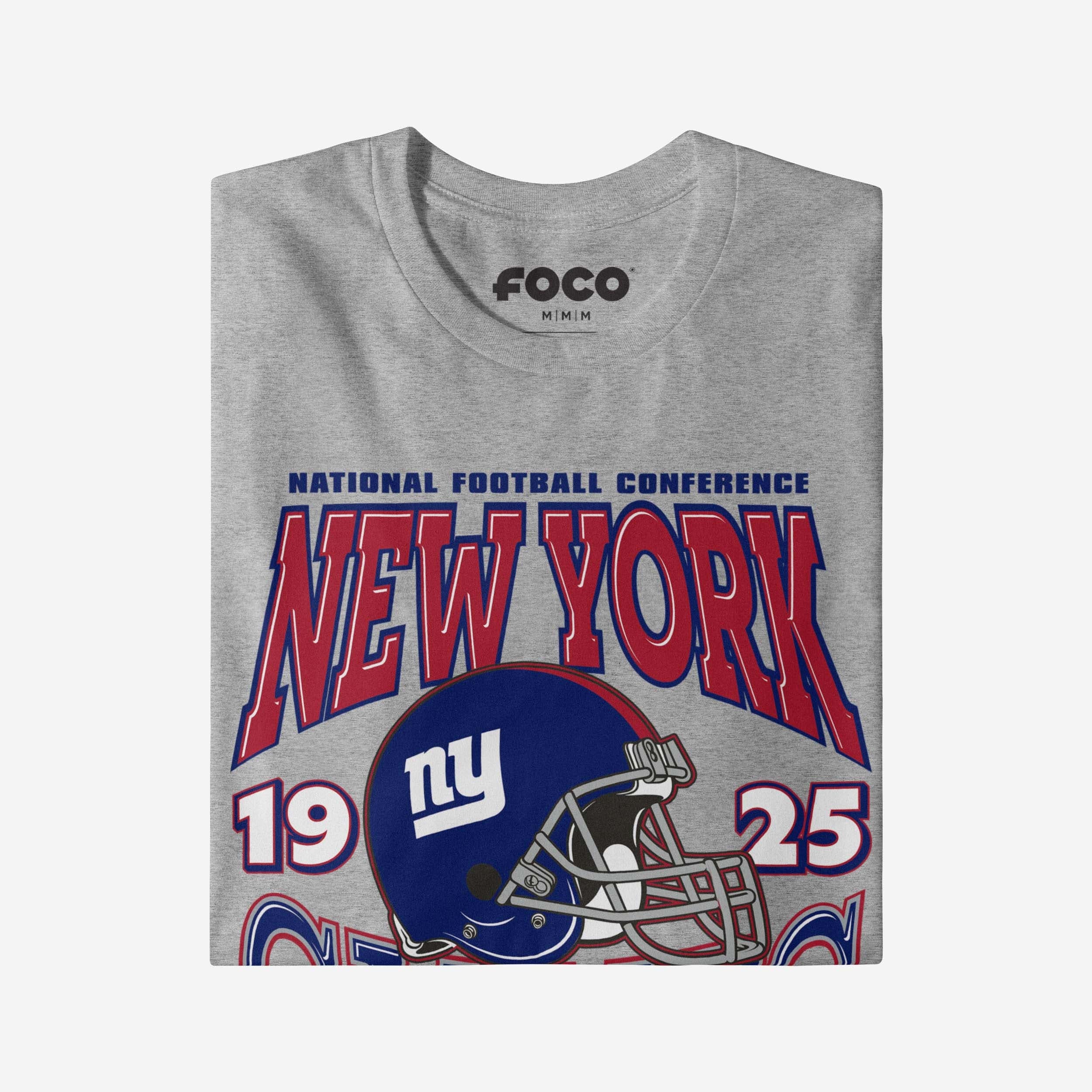 New York Giants Classic Team Helmet Long Sleeve T-Shirt - Image 3