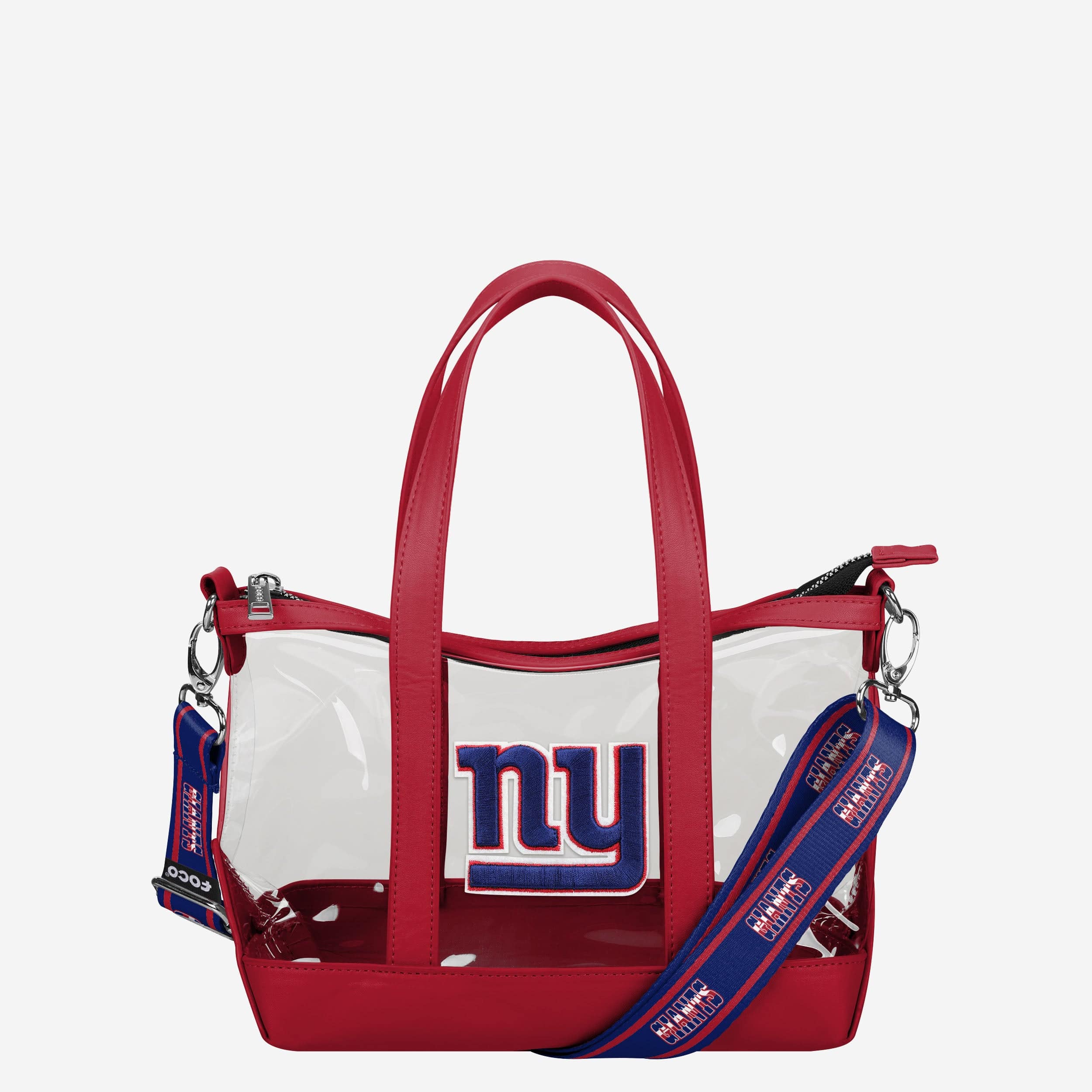 New York Giants Clear Crossbody Mini Tote Bag