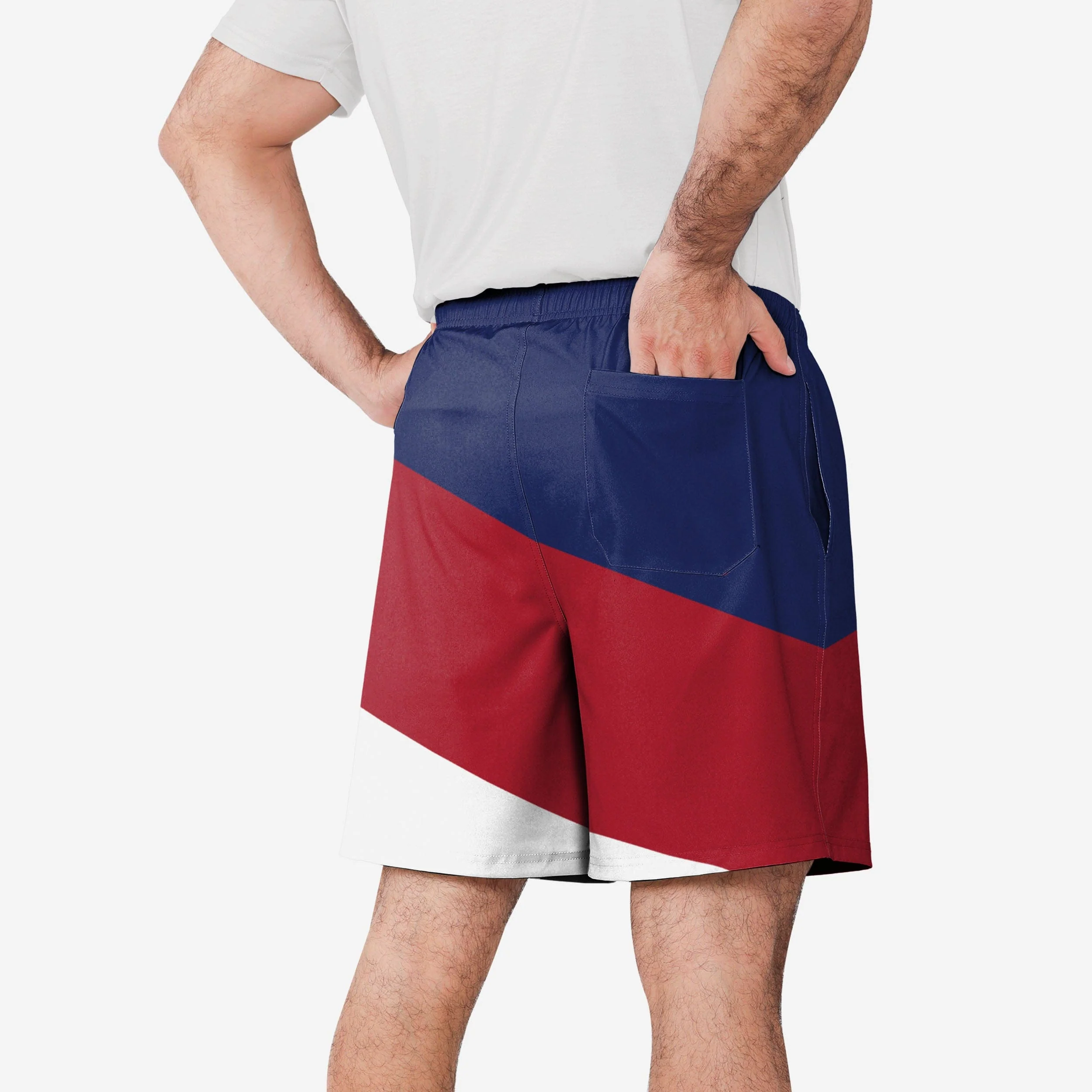 New York Giants Colorblock Double Down Liner Training Shorts - Image 2