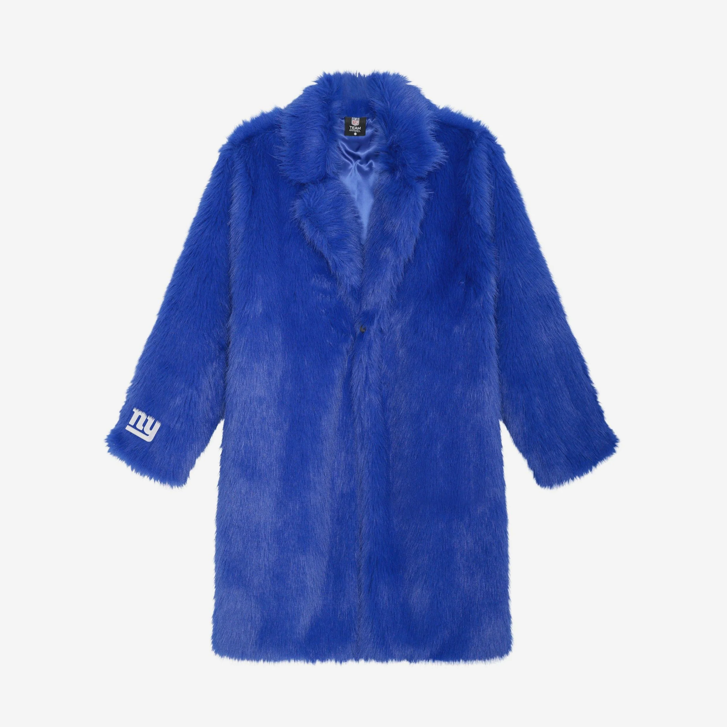 New York Giants Faux Fur Long Jacket - Image 4