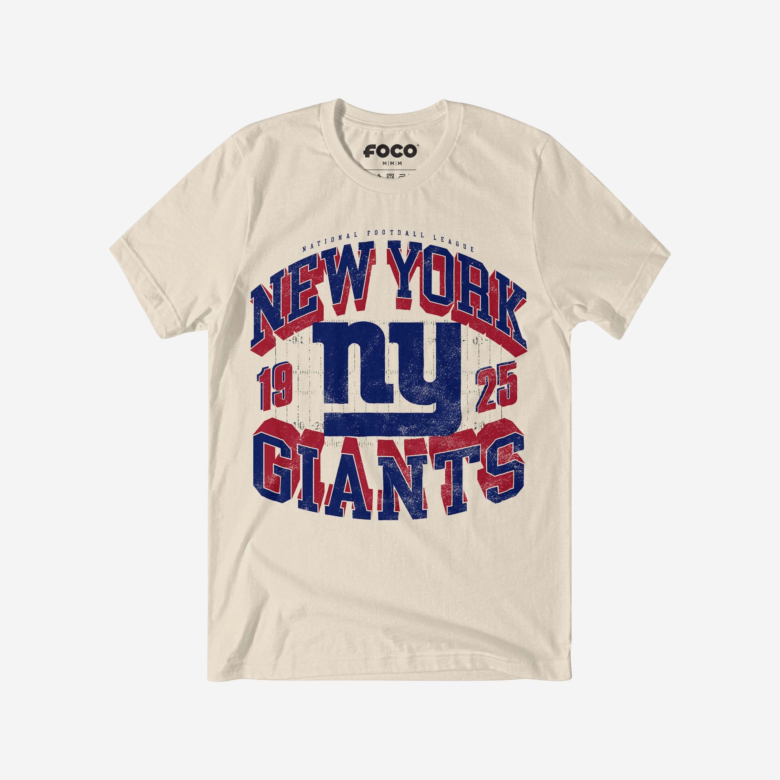 New York Giants Field Arched Wordmark T-Shirt