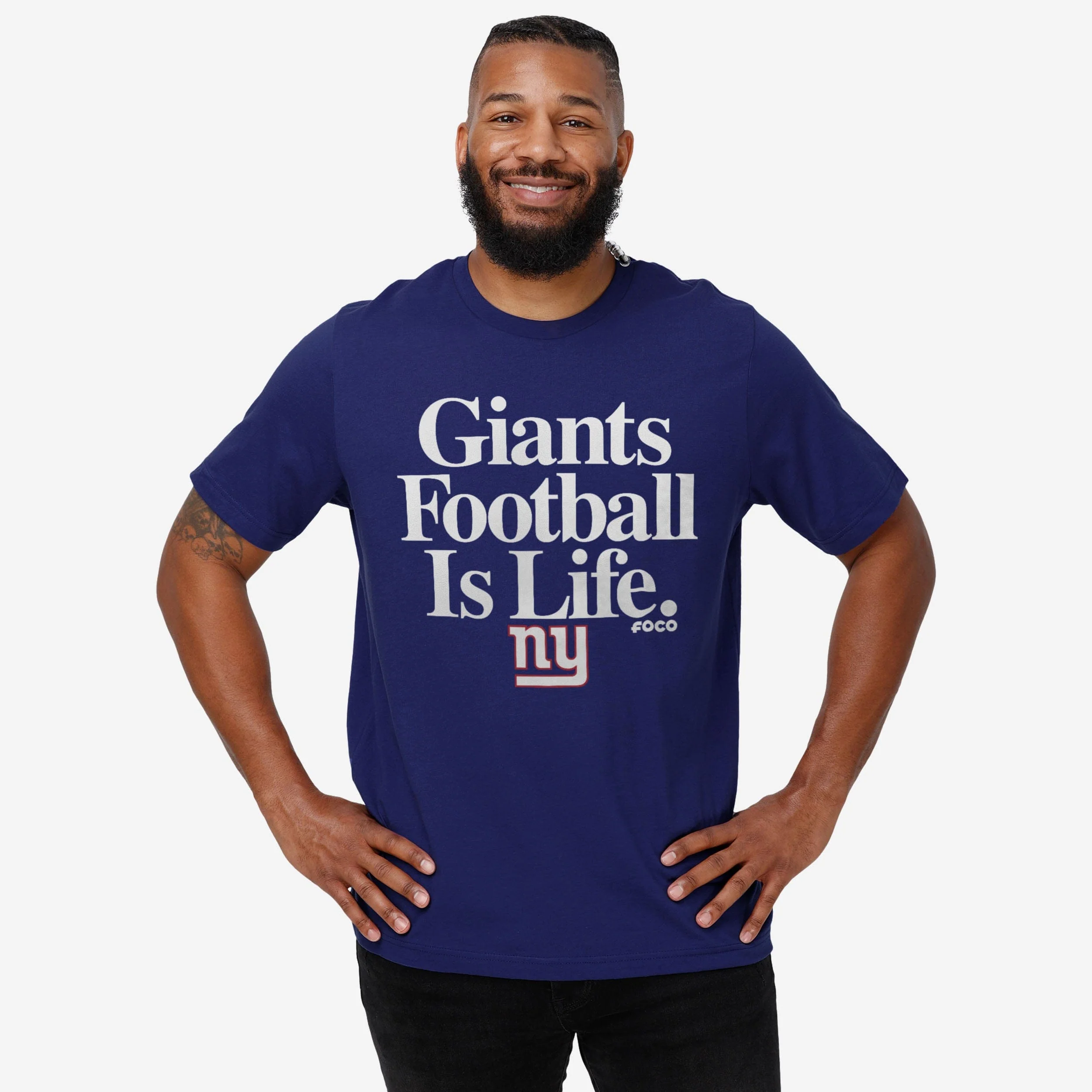 New York Giants Football is Life T-Shirt - Image 2