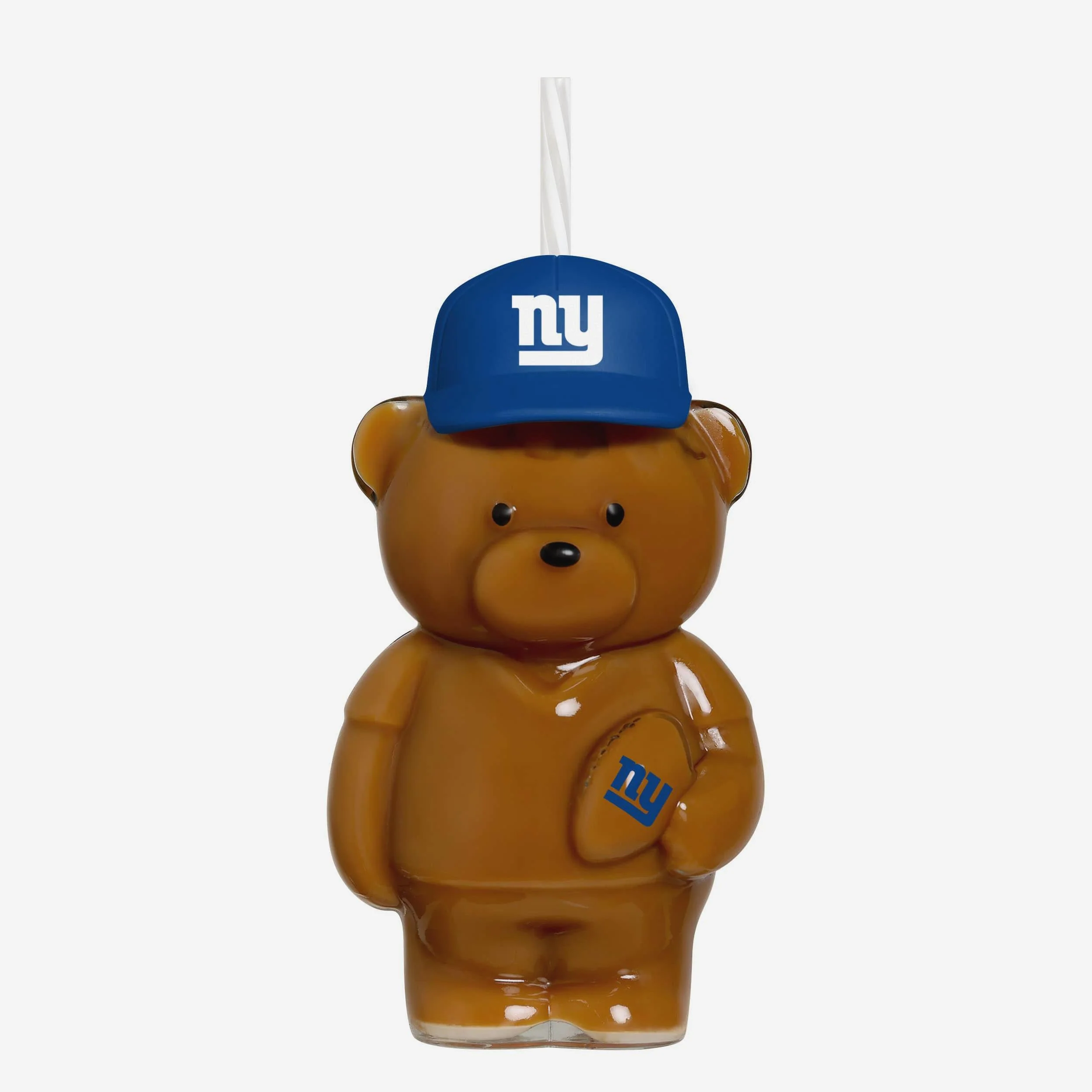 New York Giants Glass Bear Tumbler - Image 2