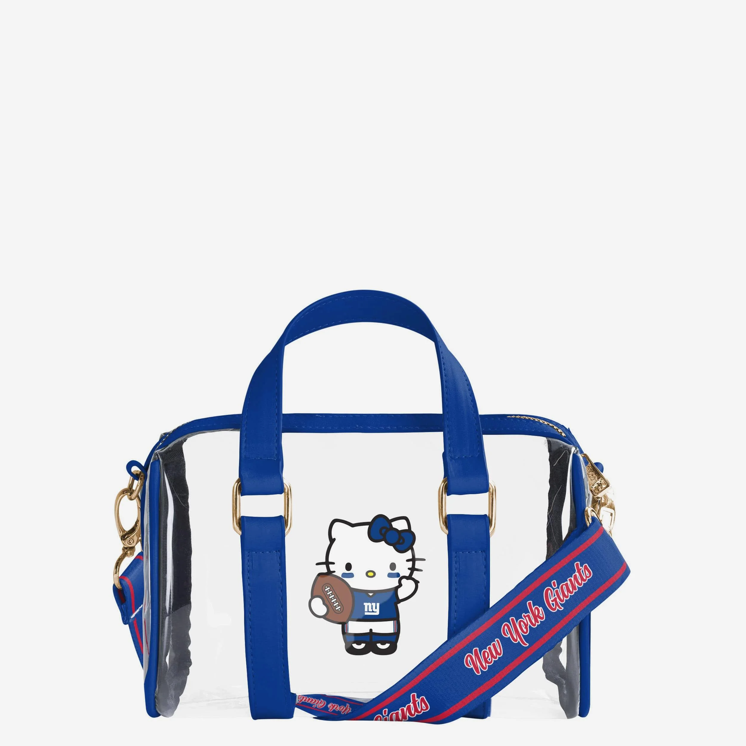 New York Giants Hello Kitty® Clear Barrel Bag
