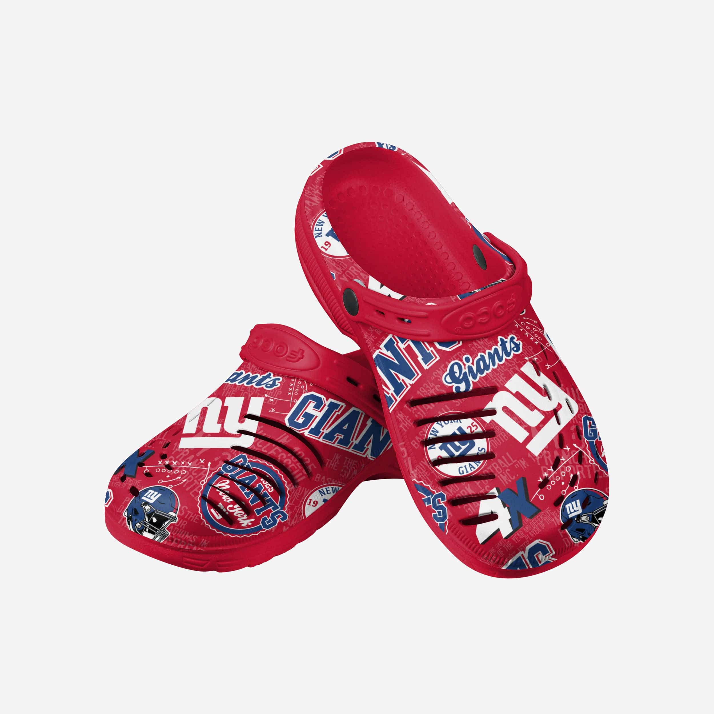New York Giants Historic Print Clog With Strap - Image 3
