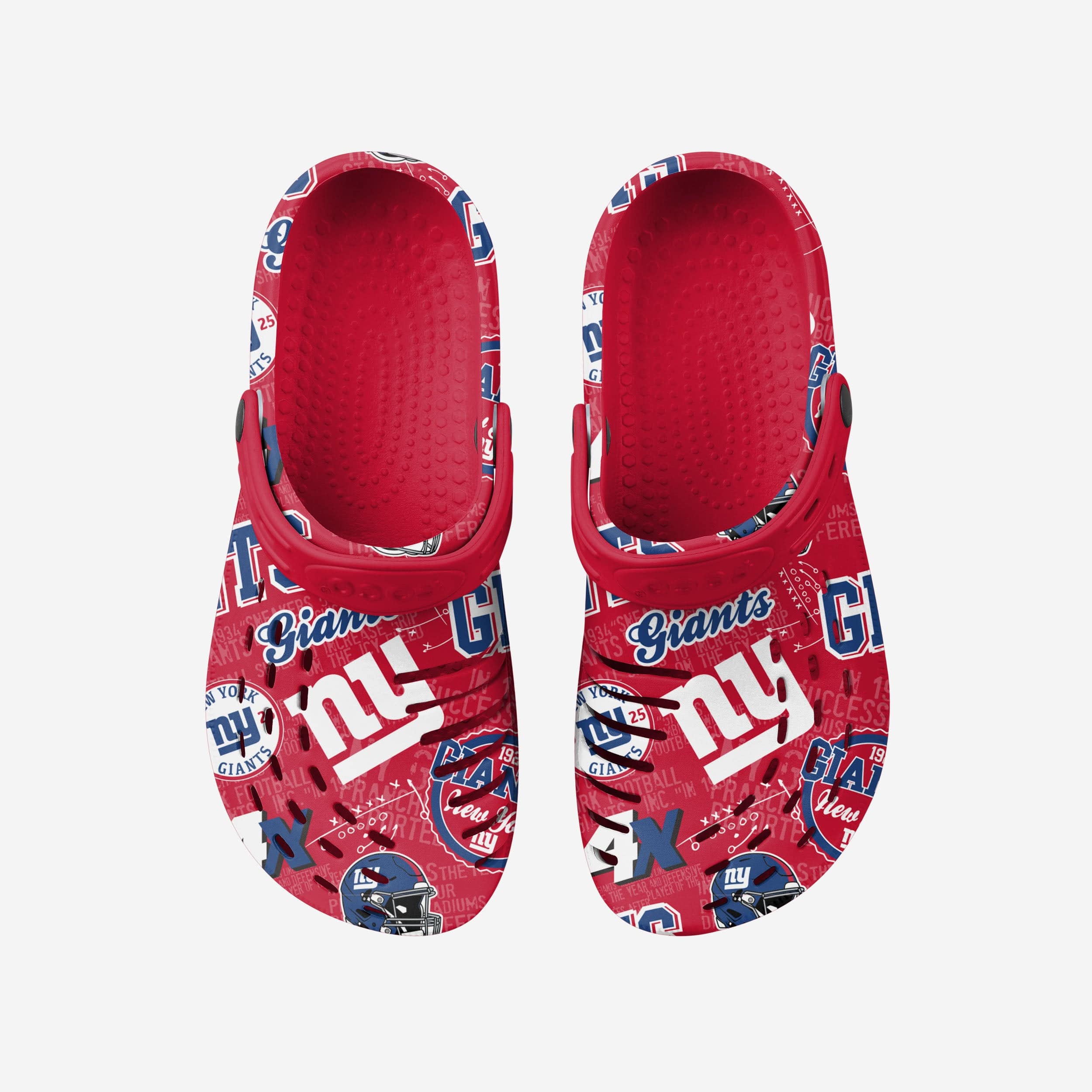New York Giants Historic Print Clog With Strap - Image 4
