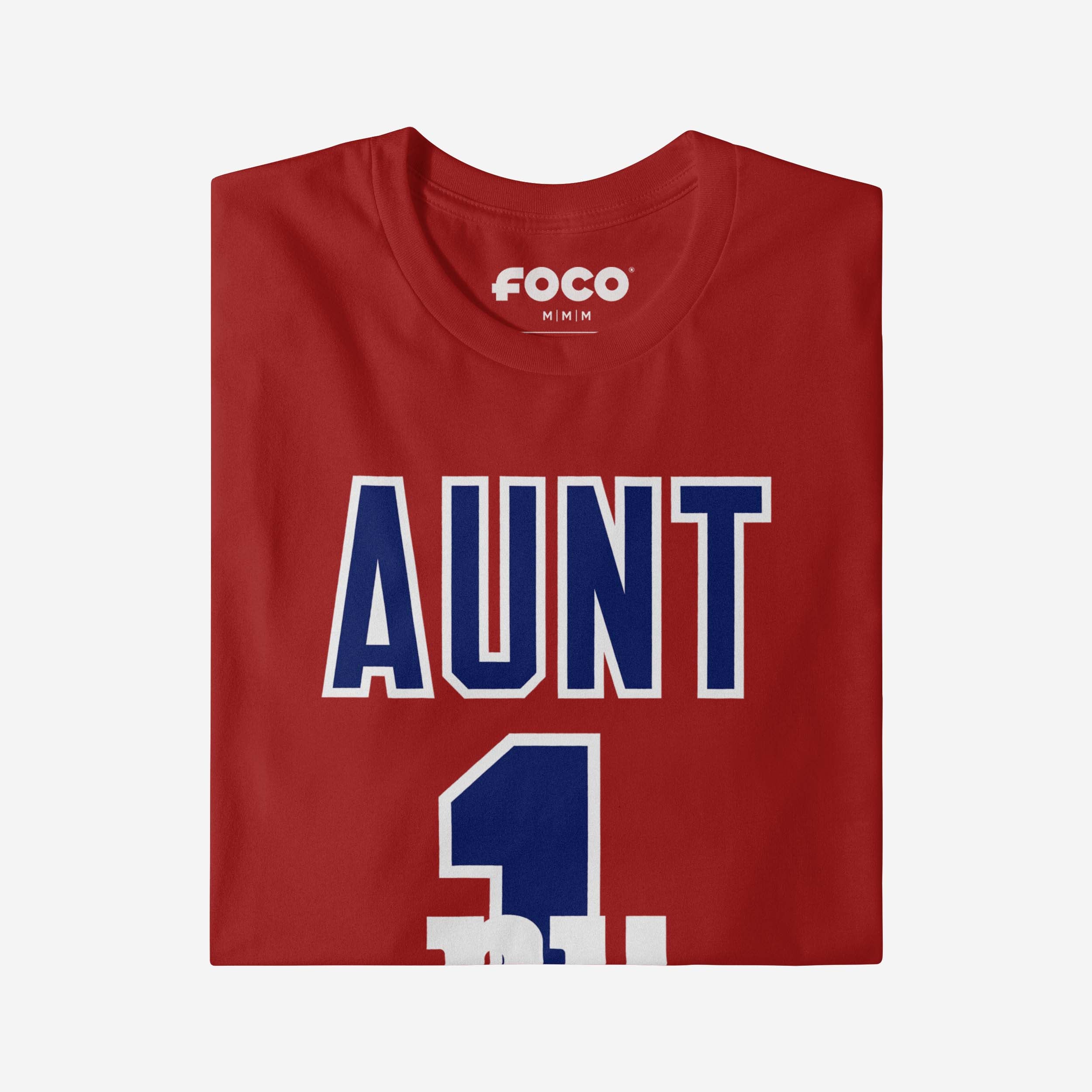 New York Giants Number 1 Aunt T-Shirt - Image 4