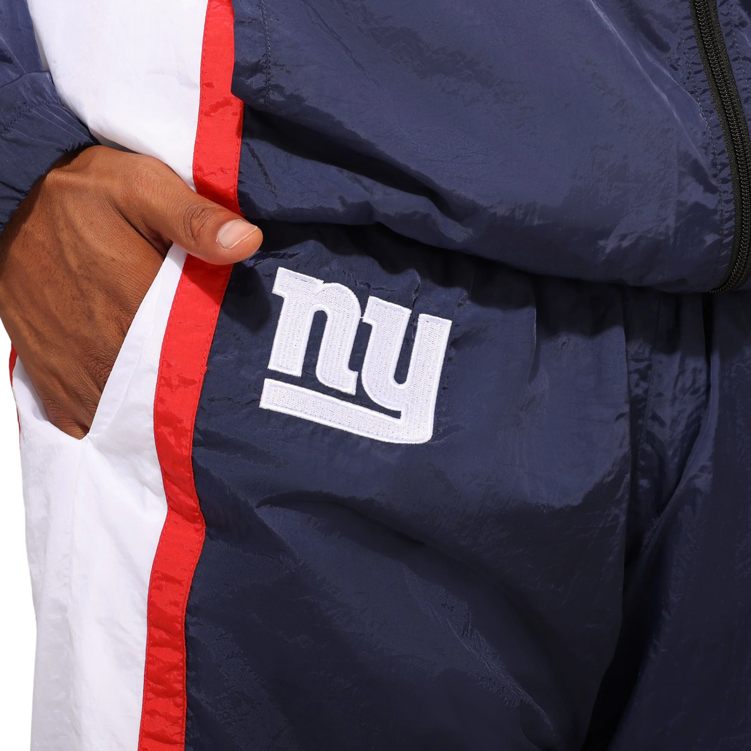 New York Giants Nylon Crinkle Gameday Pants - Image 3