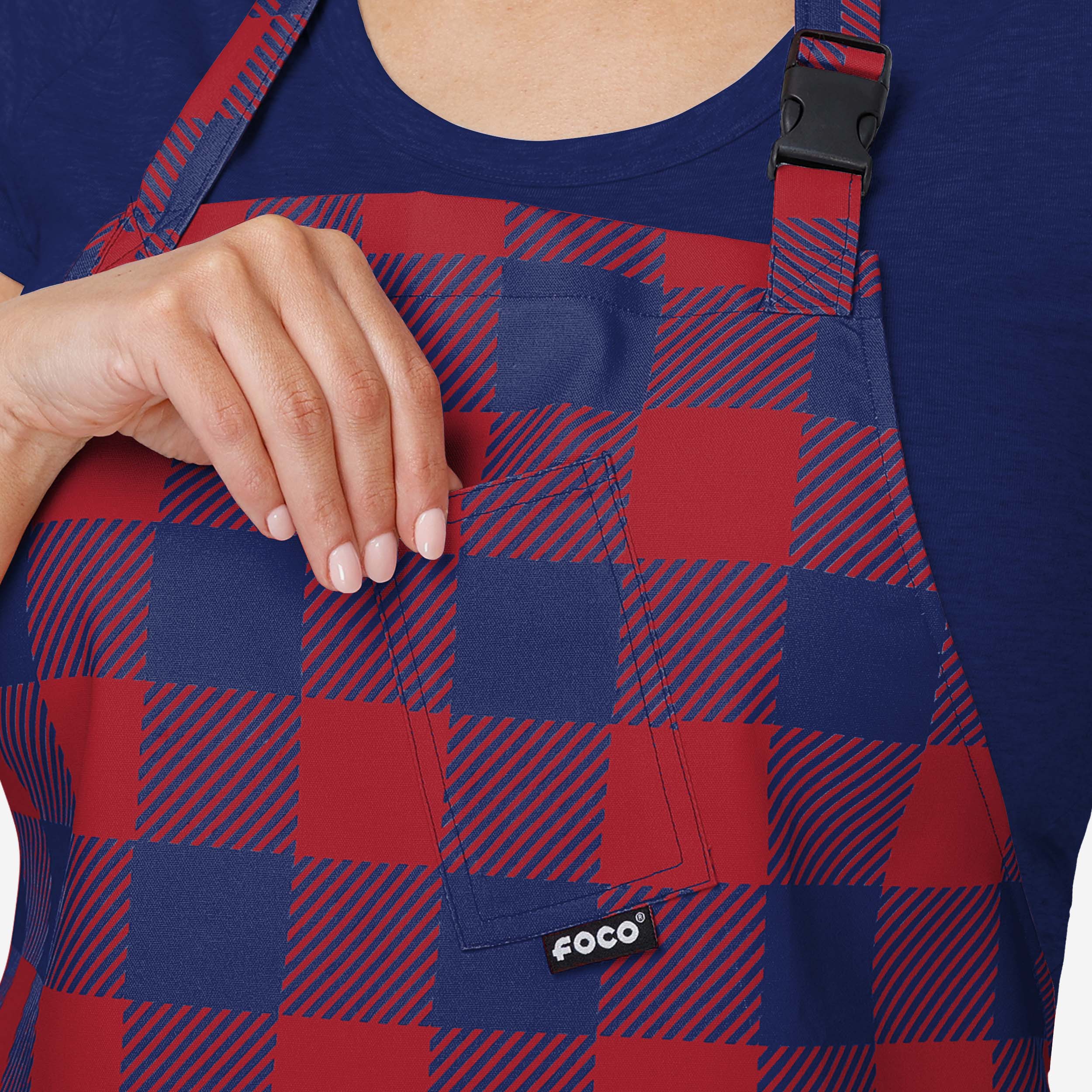 New York Giants Plaid Apron - Image 4