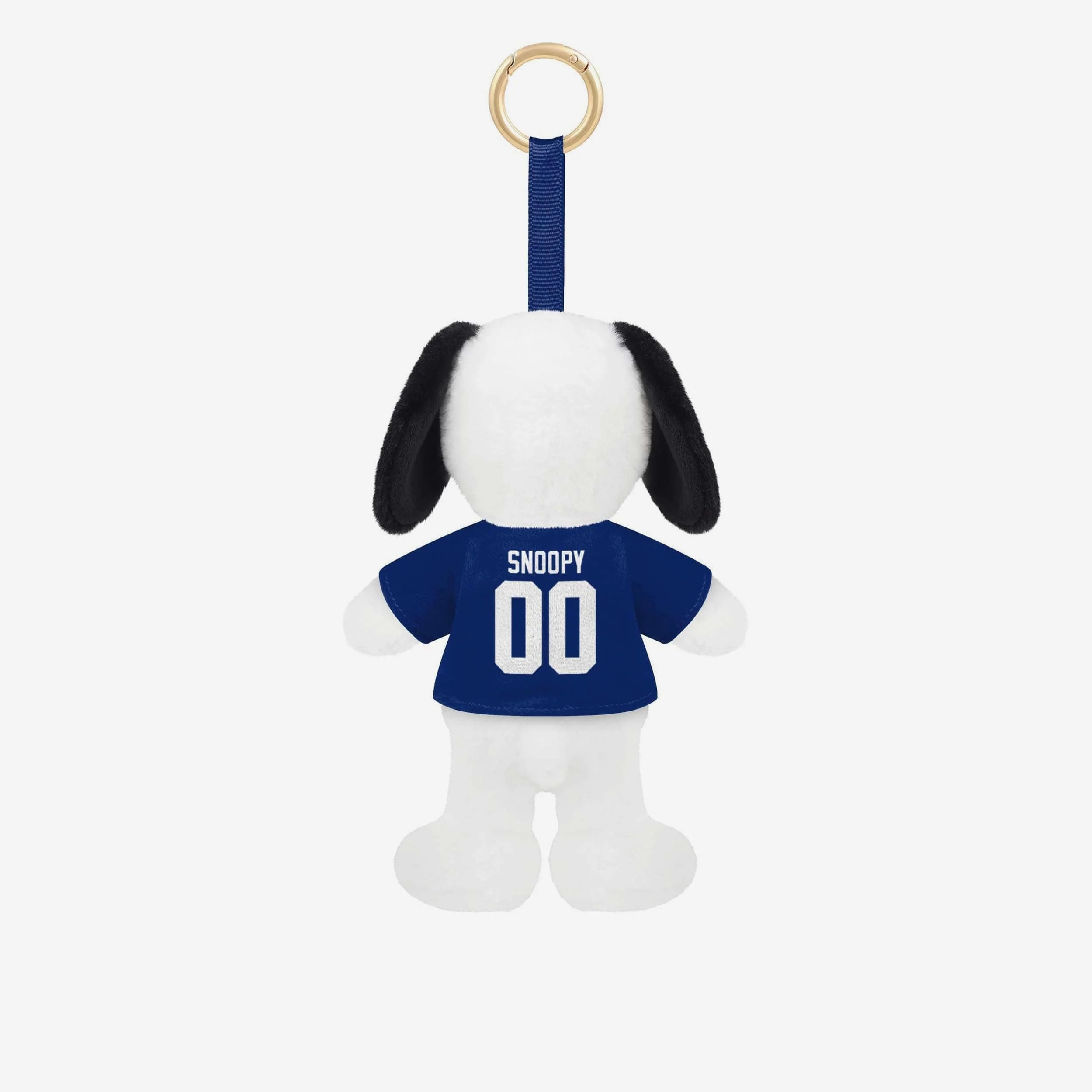 New York Giants Plush Snoopy Peanuts Bag Charm Keychain - Image 2