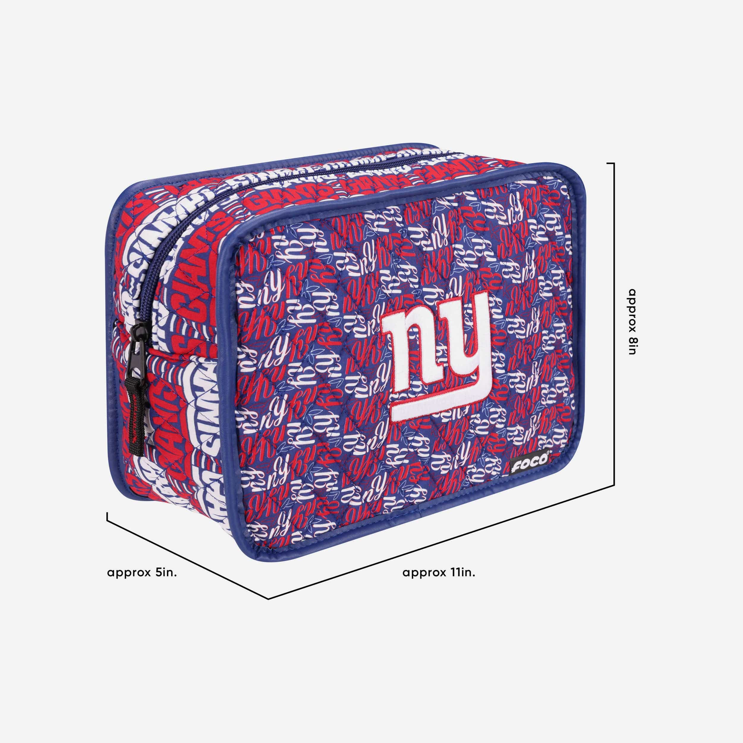 New York Giants Quilted Printed Cosmetic Bag - Image 3