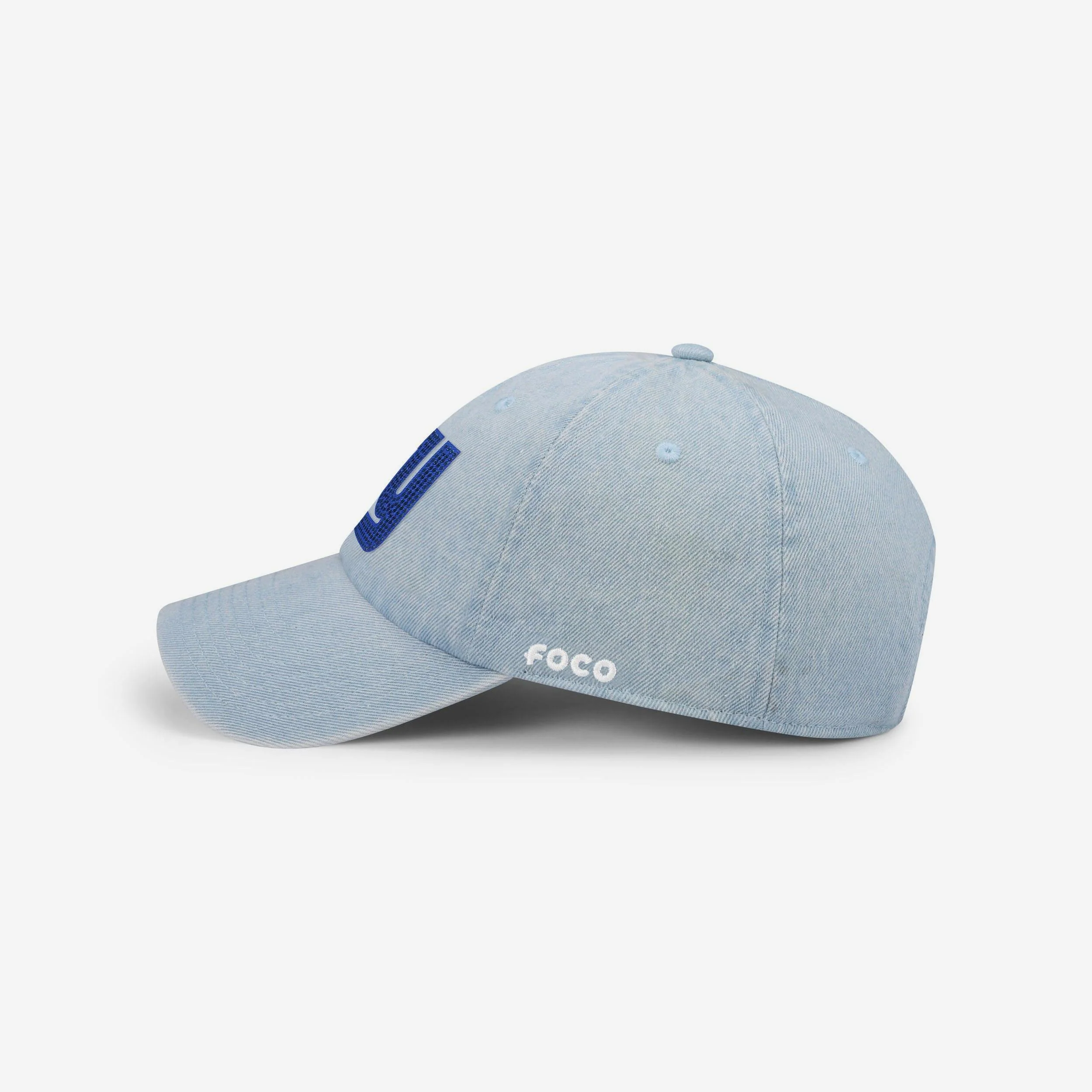 New York Giants Rhinestone Logo Denim Casual Cap - Image 3
