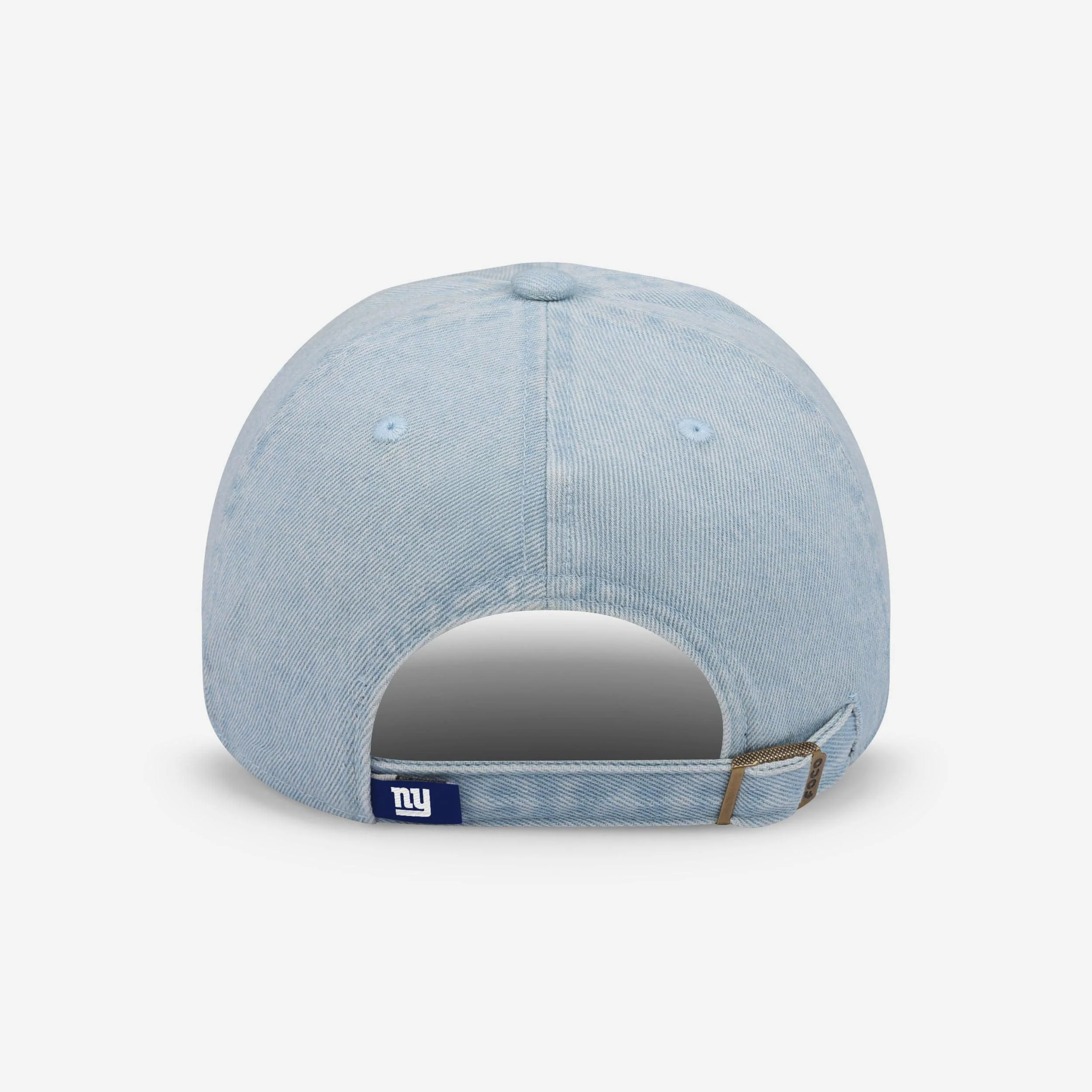 New York Giants Rhinestone Logo Denim Casual Cap - Image 4