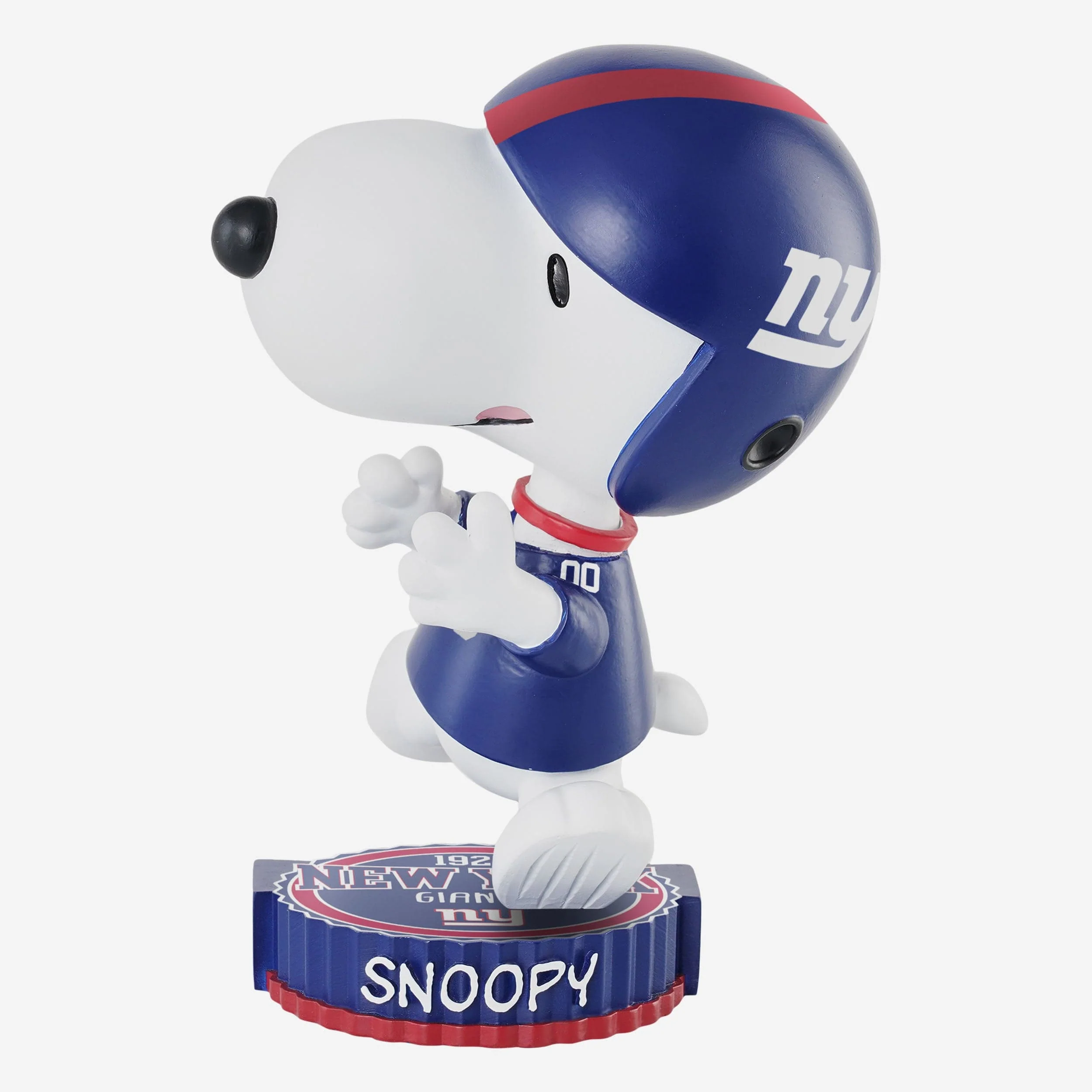 New York Giants Snoopy Peanuts Bighead Bobblehead