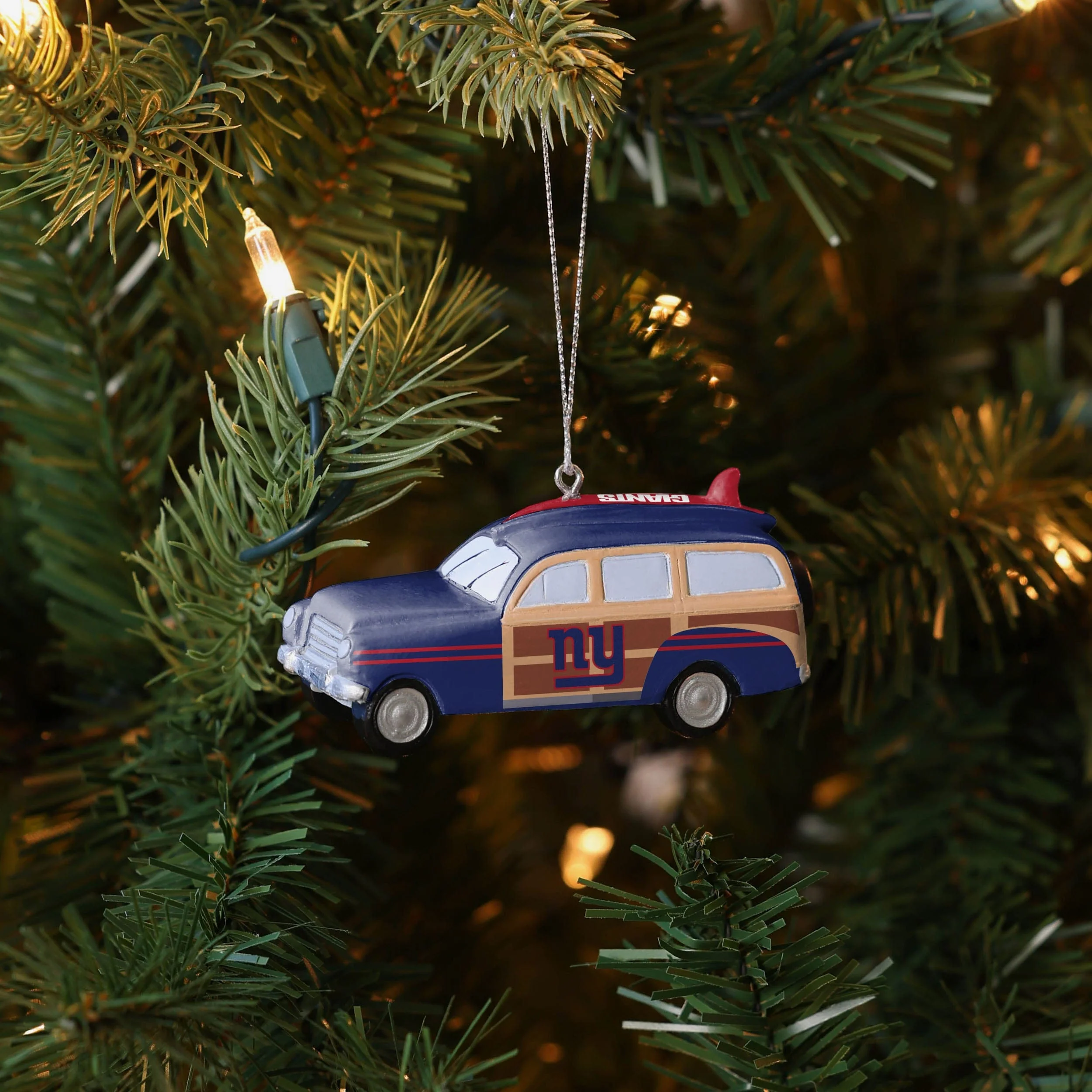 New York Giants Station Wagon Ornament - Image 4