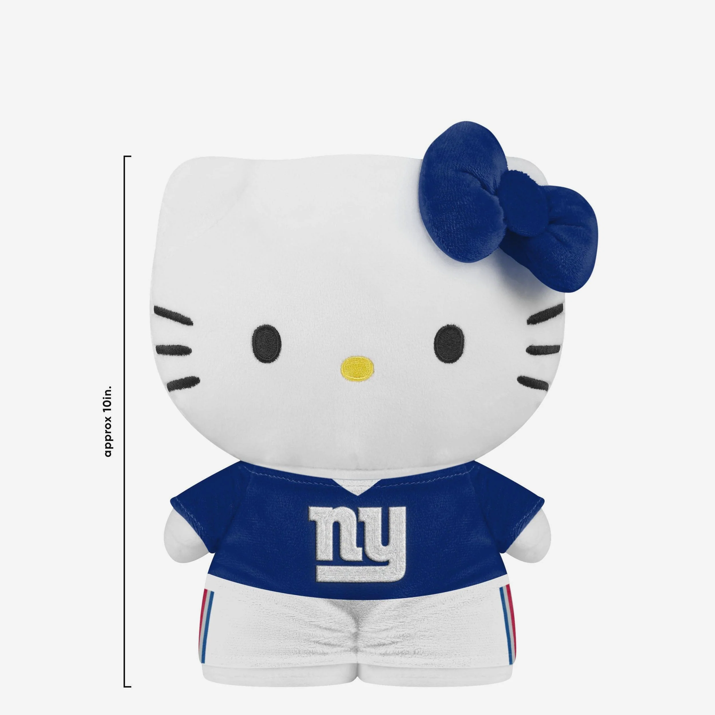 New York Giants Team Color Bow Hello Kitty® Jersey Plush - Image 2