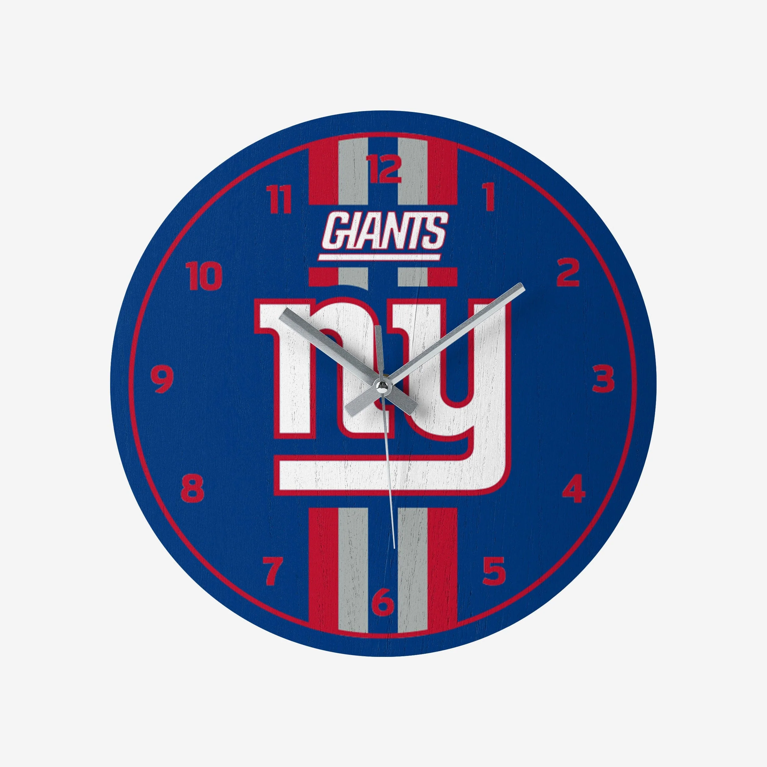 New York Giants Team Stripe Clock