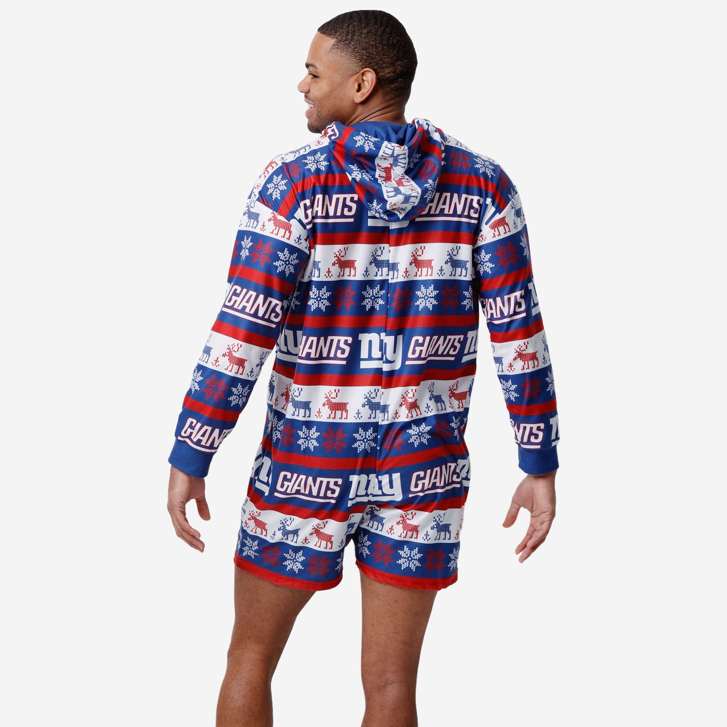 New York Giants Ugly Short One Piece Pajamas - Image 2
