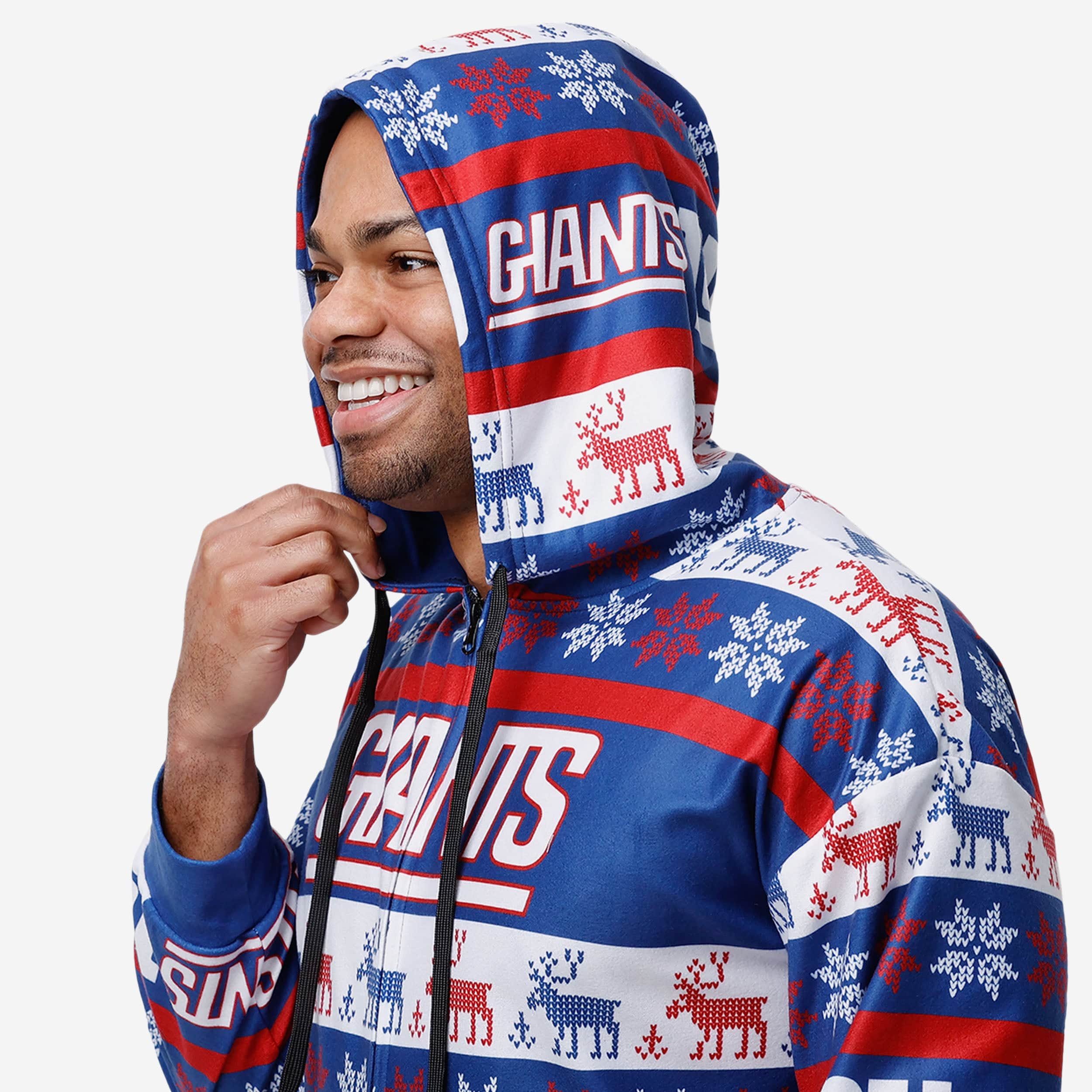 New York Giants Ugly Short One Piece Pajamas - Image 3