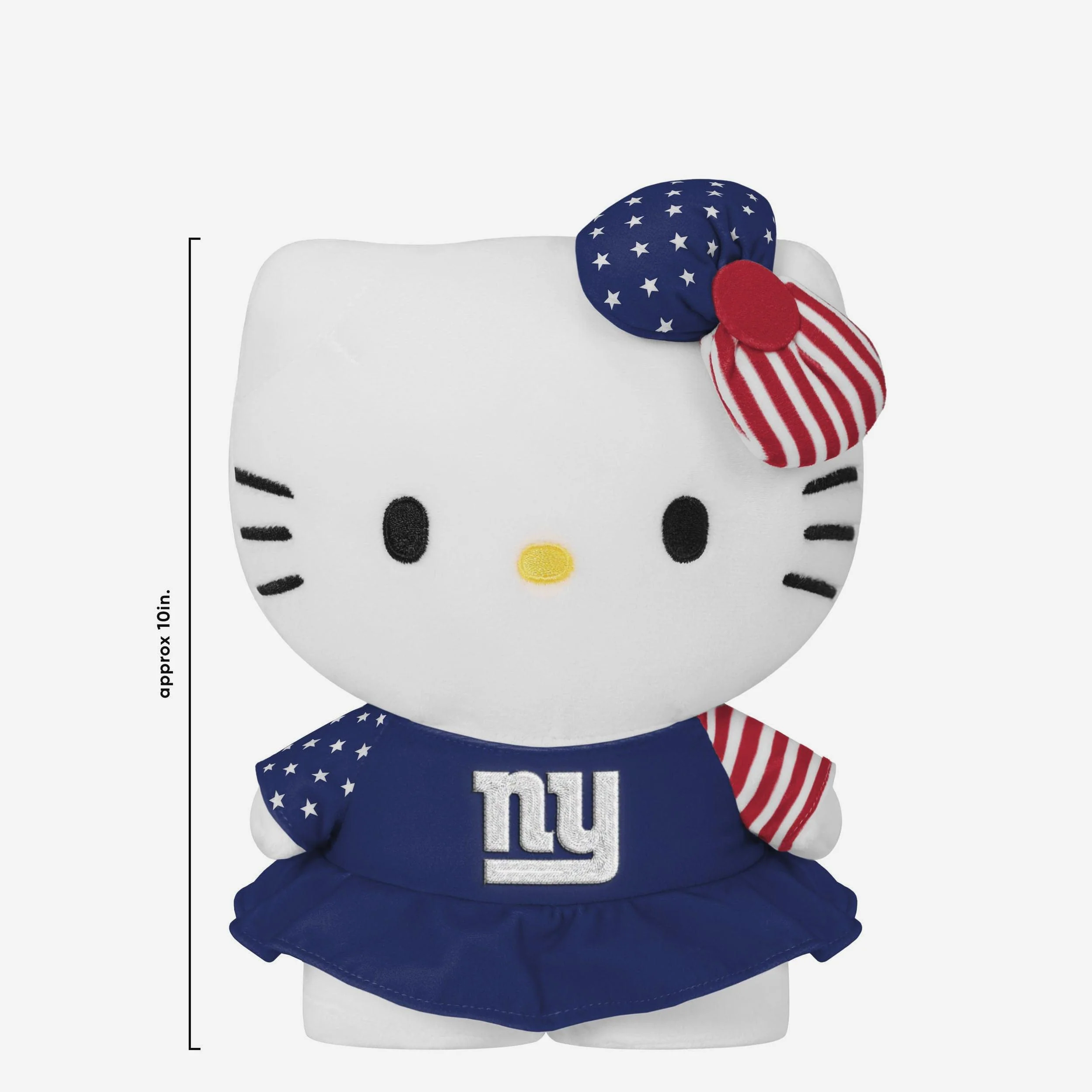 New York Giants USA Bow Hello Kitty® Americana Plush - Image 2