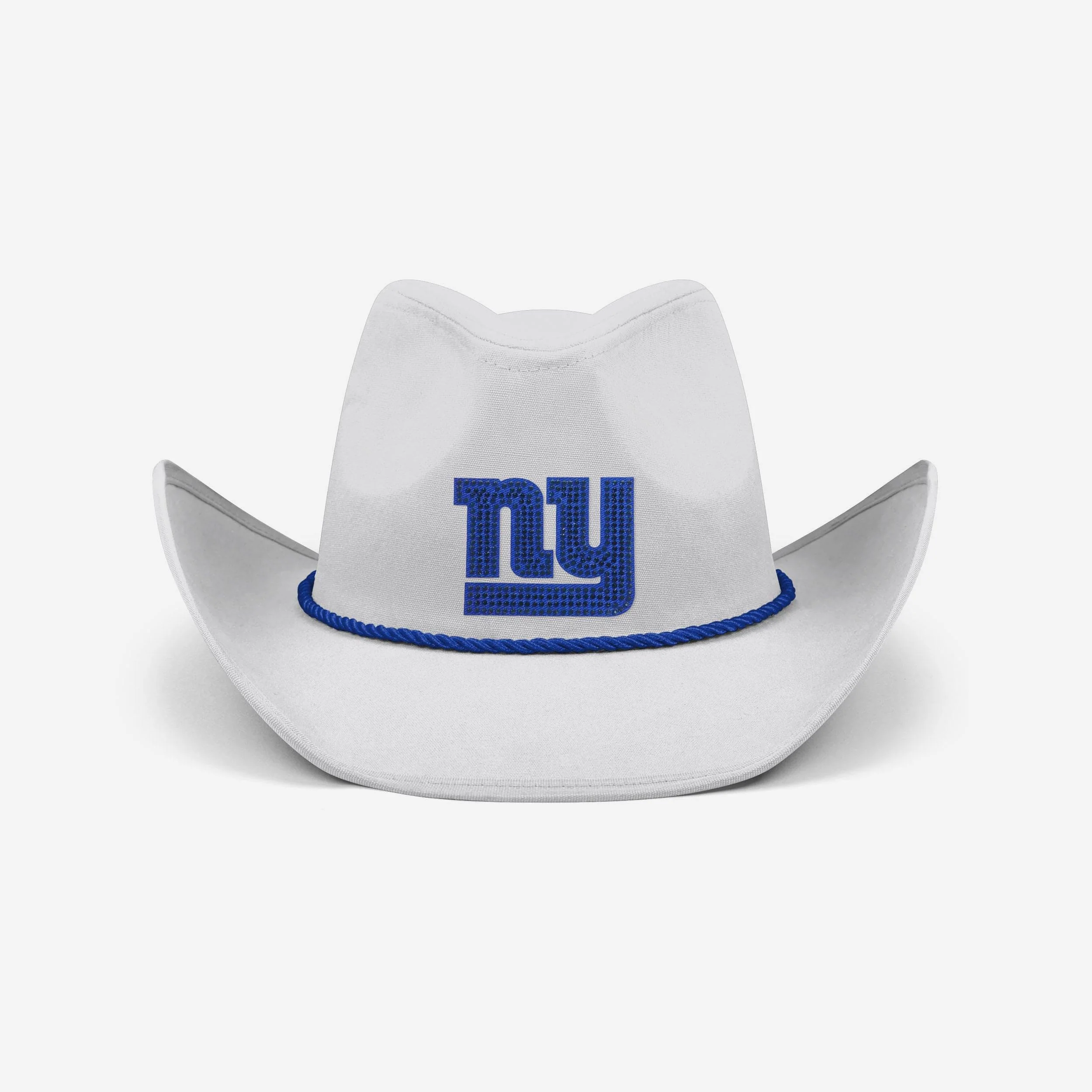 New York Giants White Rhinestone Logo Cowboy Hat - Image 3