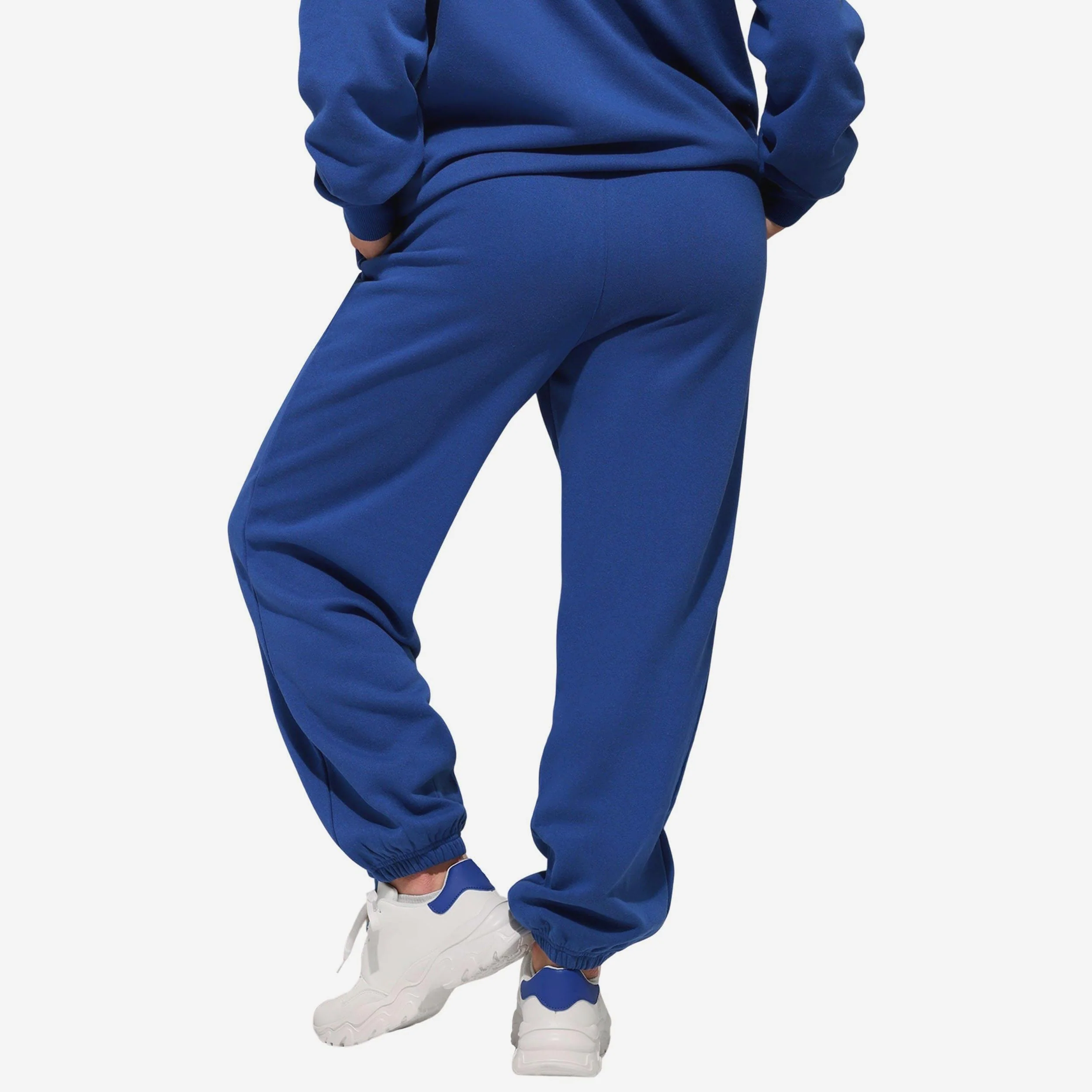 New York Giants Womens Big Wordmark Rhinestone Sweatpants - Image 2