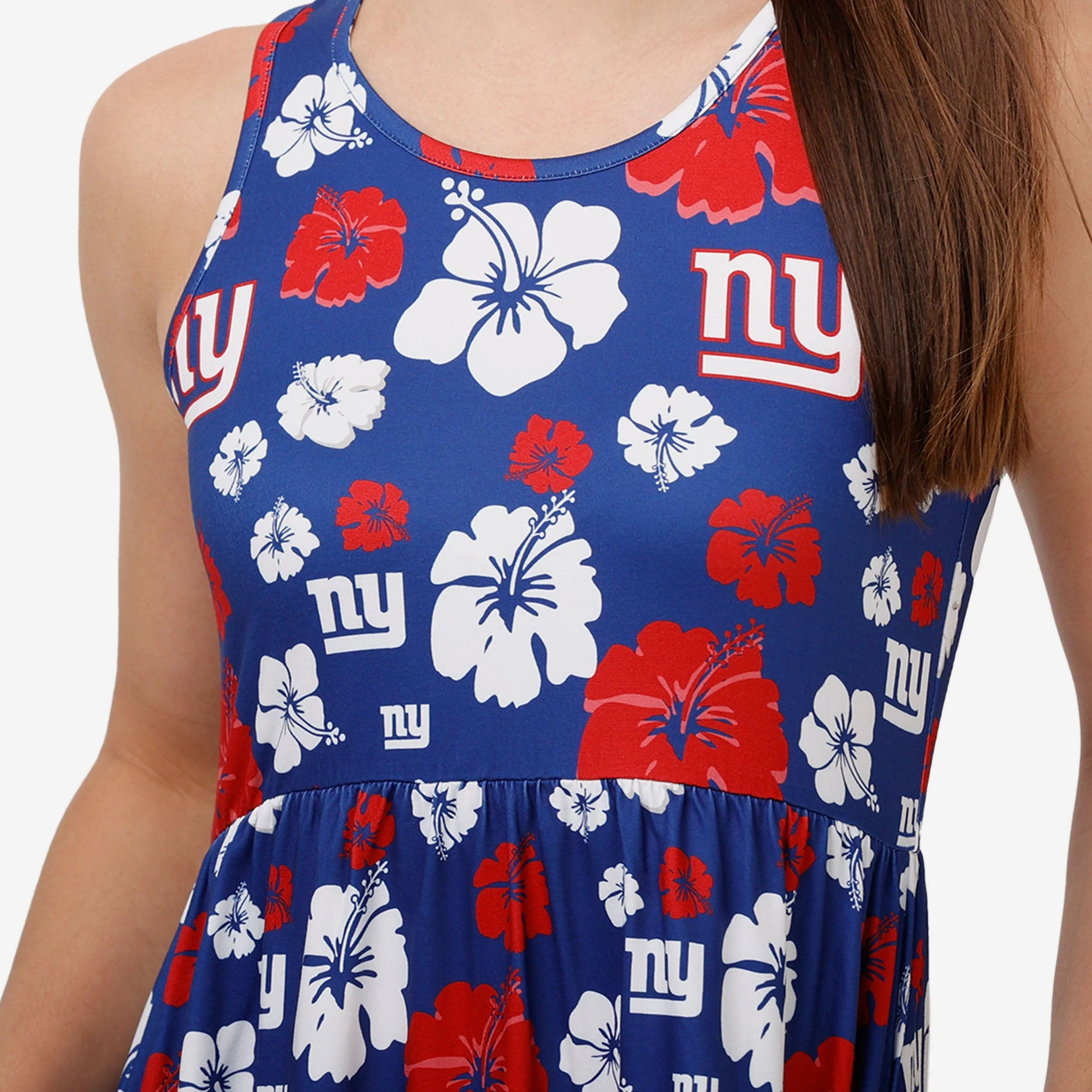 New York Giants Womens Fan Favorite Floral Sundress - Image 3