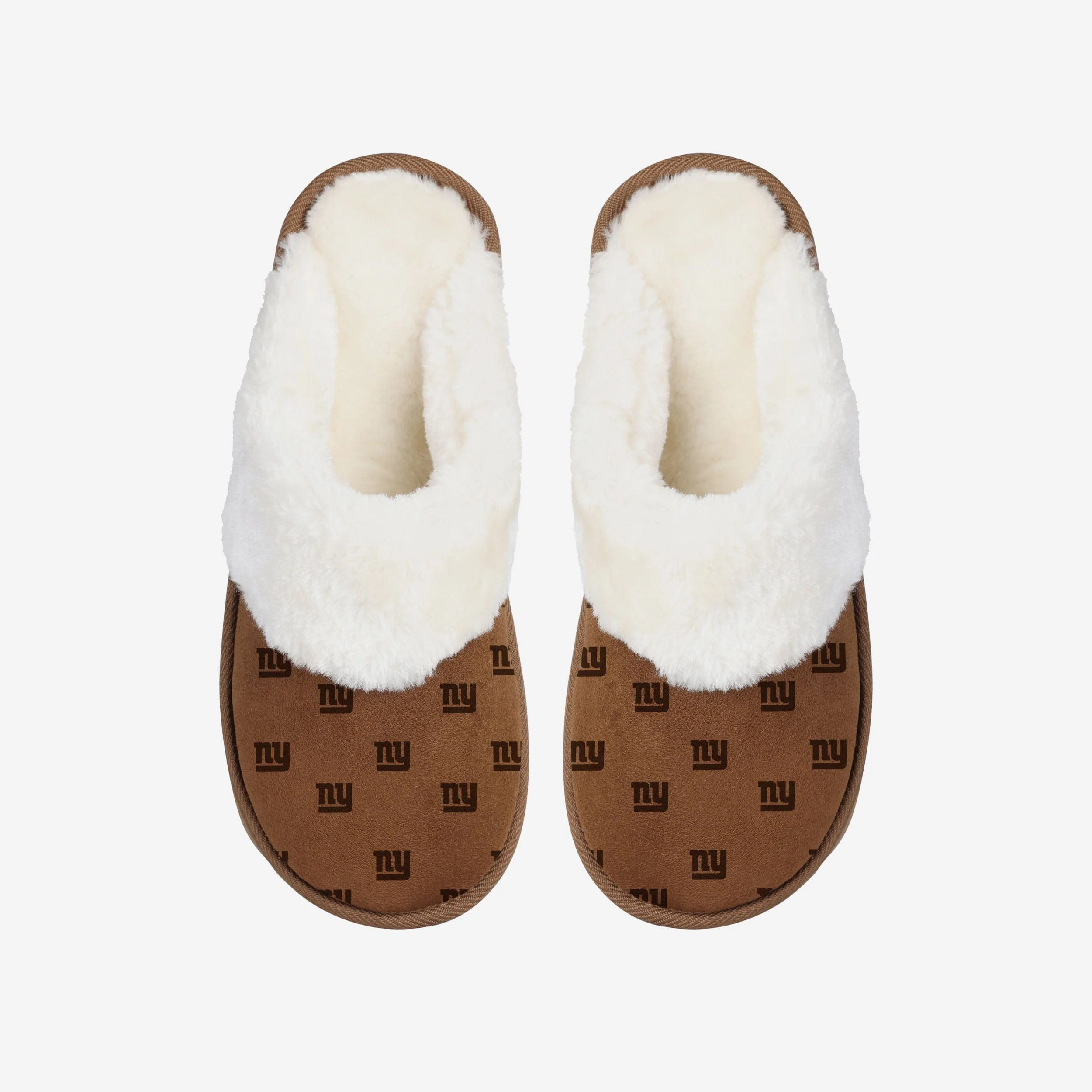 New York Giants Womens Repeat Logo Moccasin Slipper - Image 2