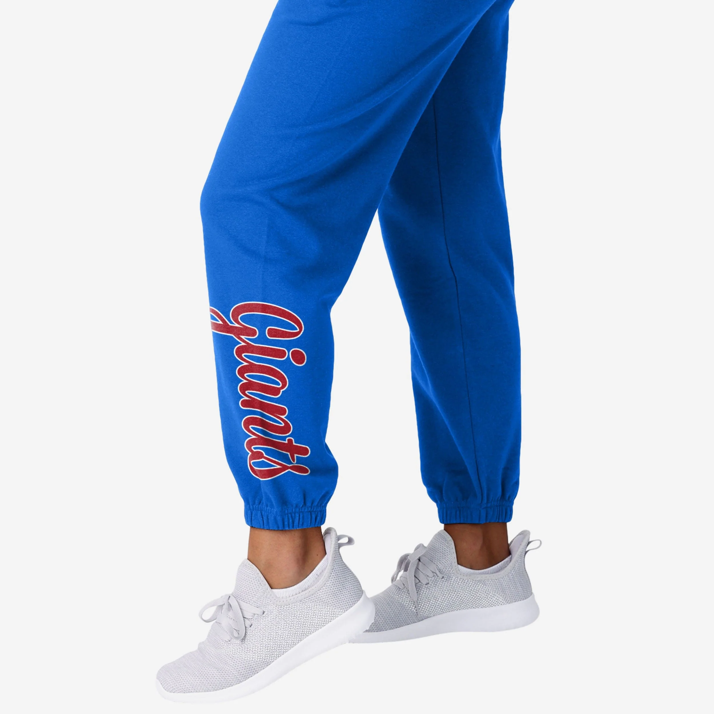 New York Giants Womens Script Wordmark Team Color Sweatpants - Image 4