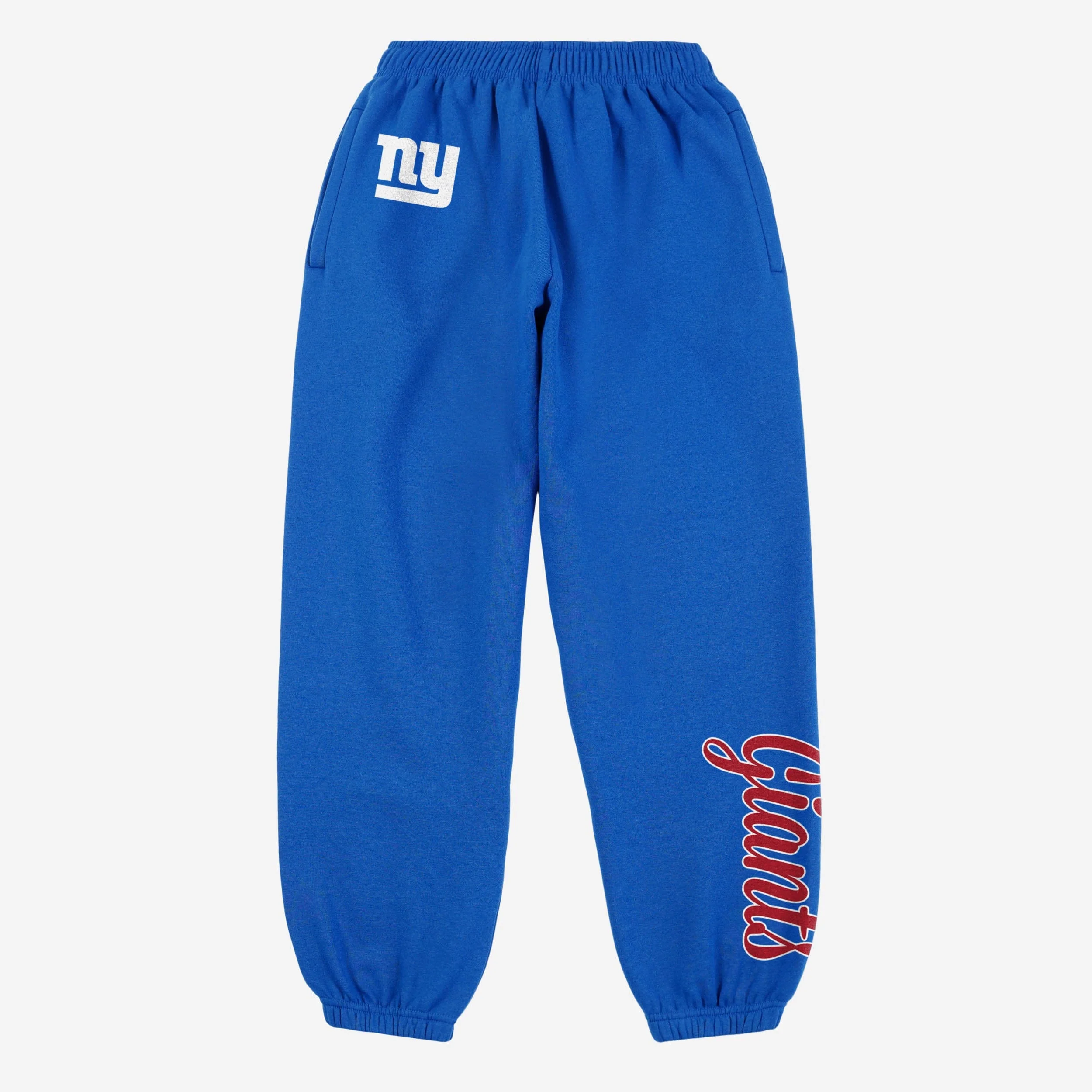 New York Giants Womens Script Wordmark Team Color Sweatpants - Image 5