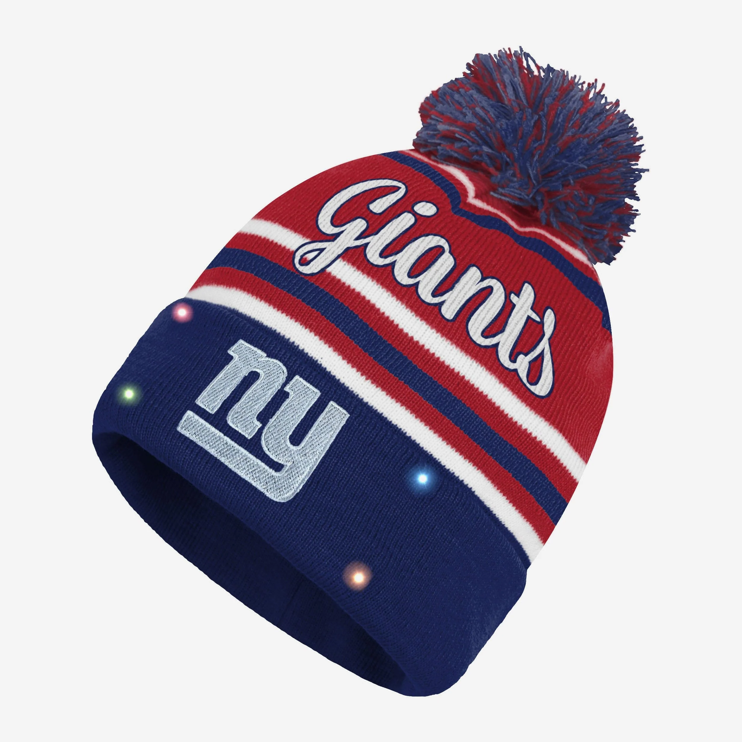 New York Giants Womens Wordmark Script Light Up Beanie