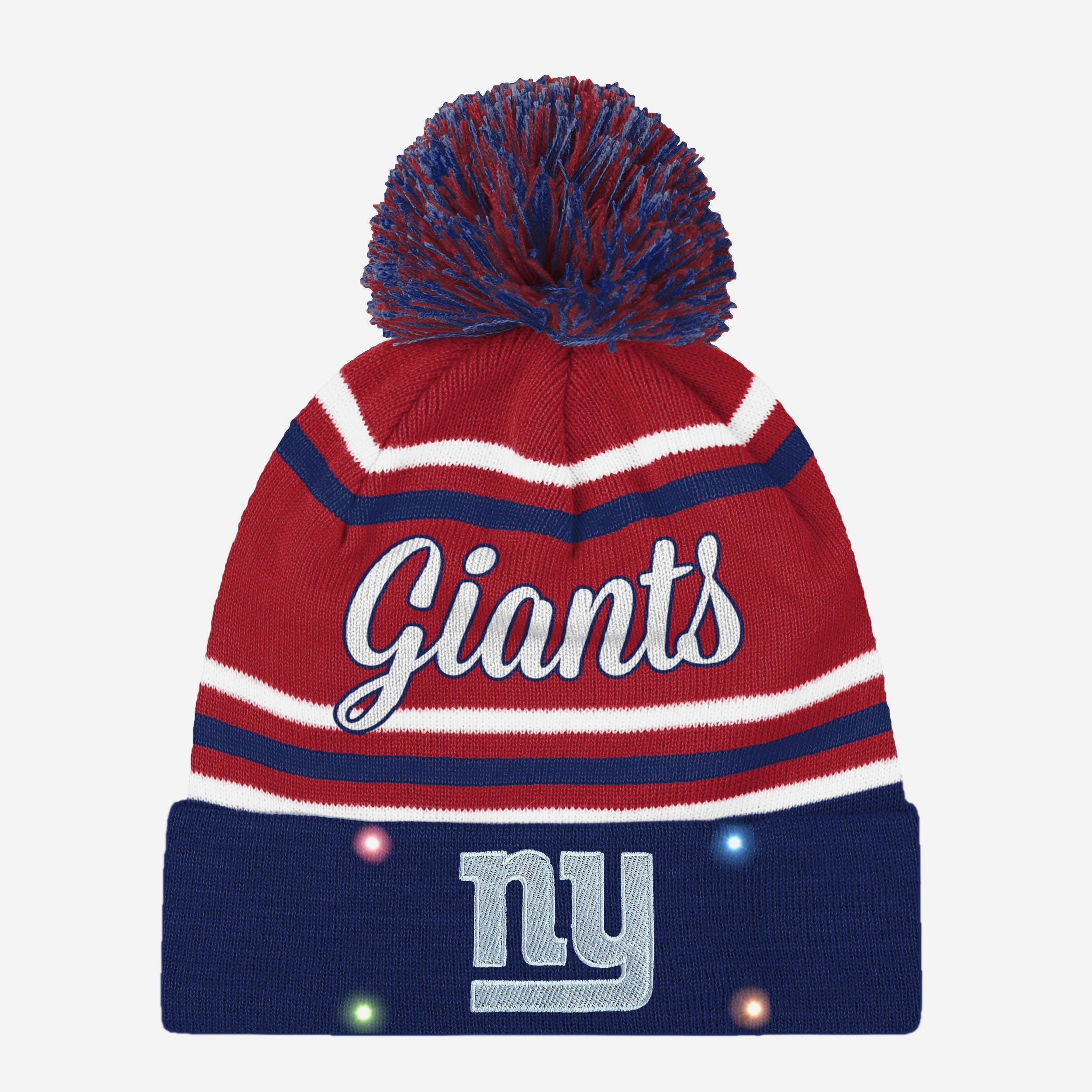 New York Giants Womens Wordmark Script Light Up Beanie - Image 2