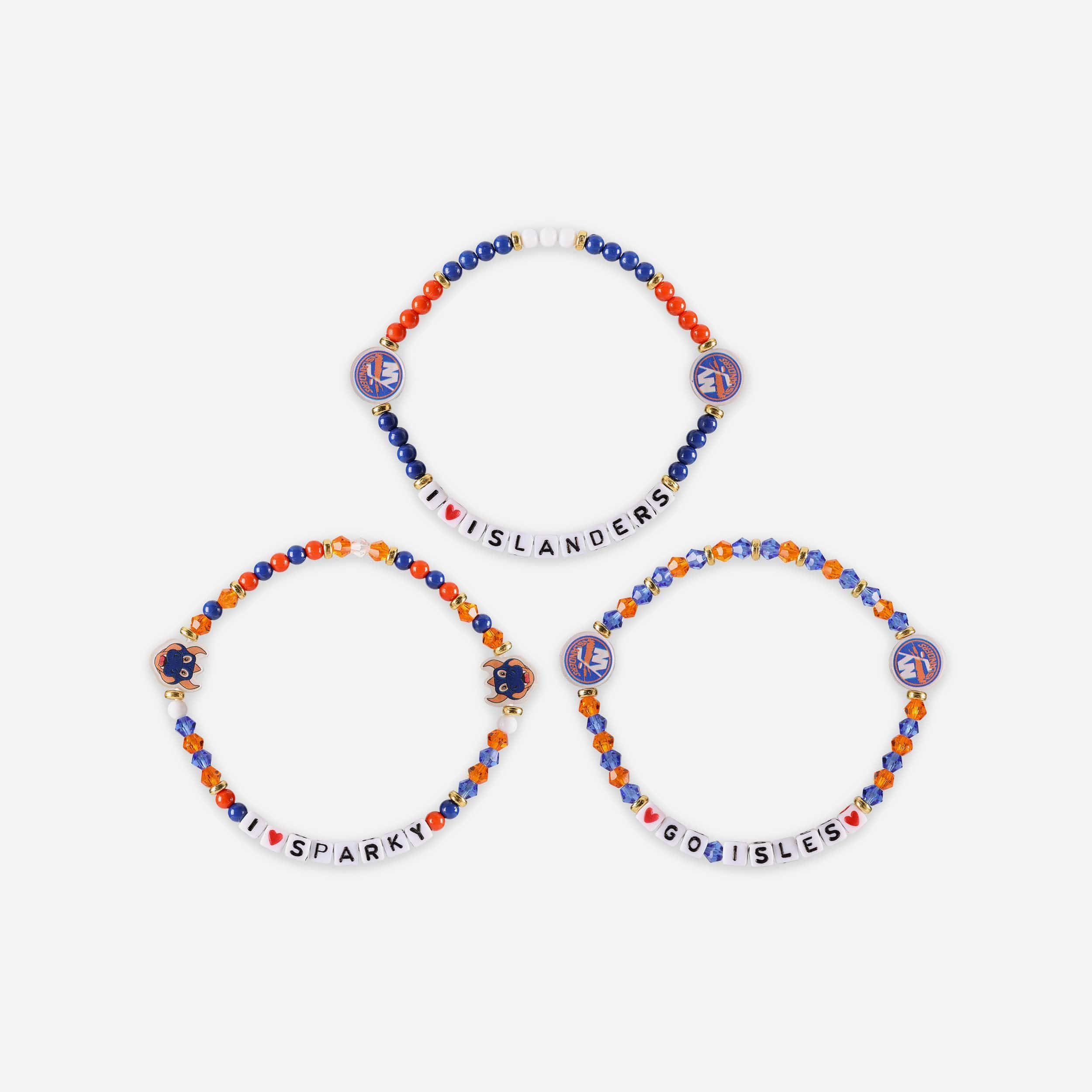 New York Islanders 3 Pack Friendship Bracelet - Image 3