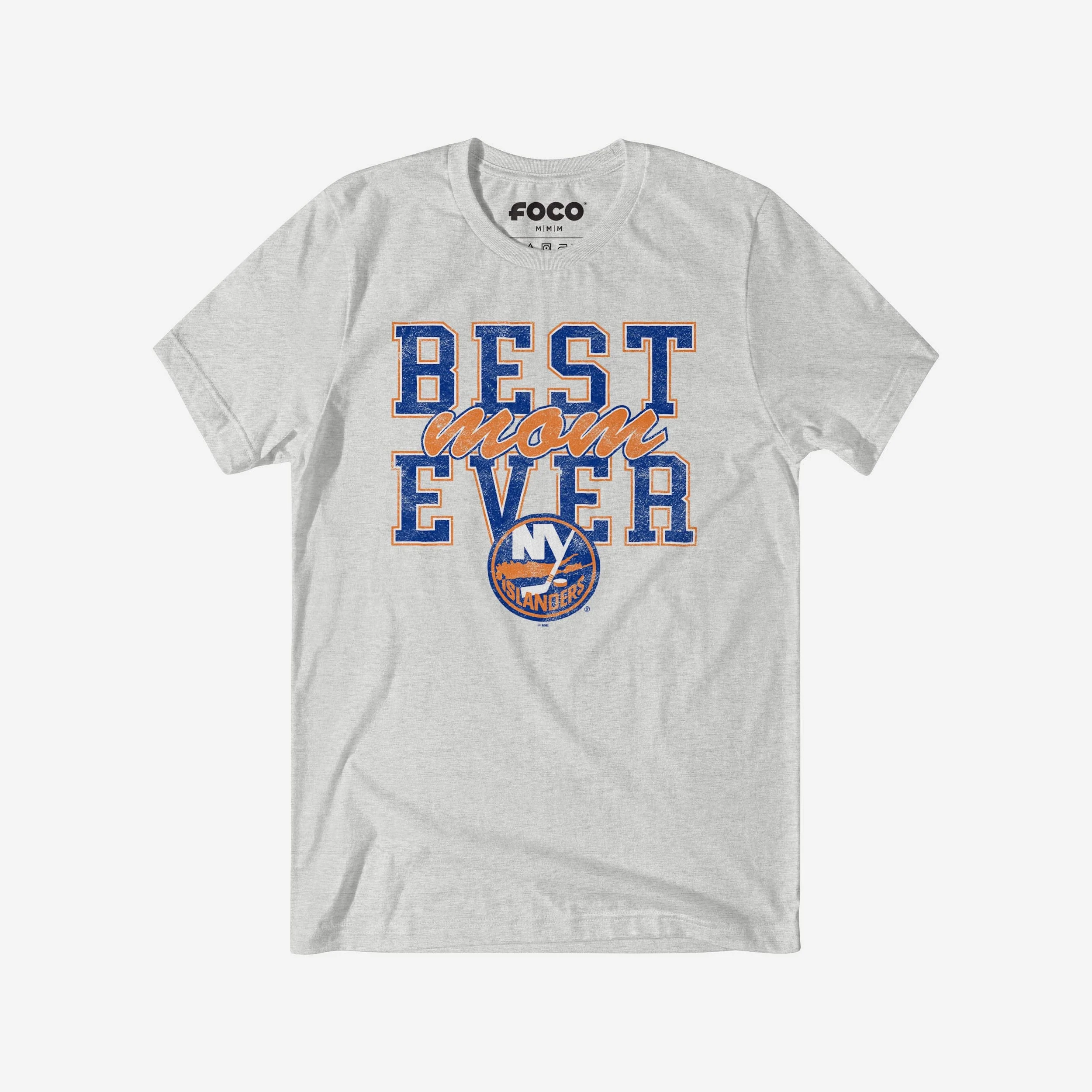 New York Islanders Best Mom Ever Stacked T-Shirt