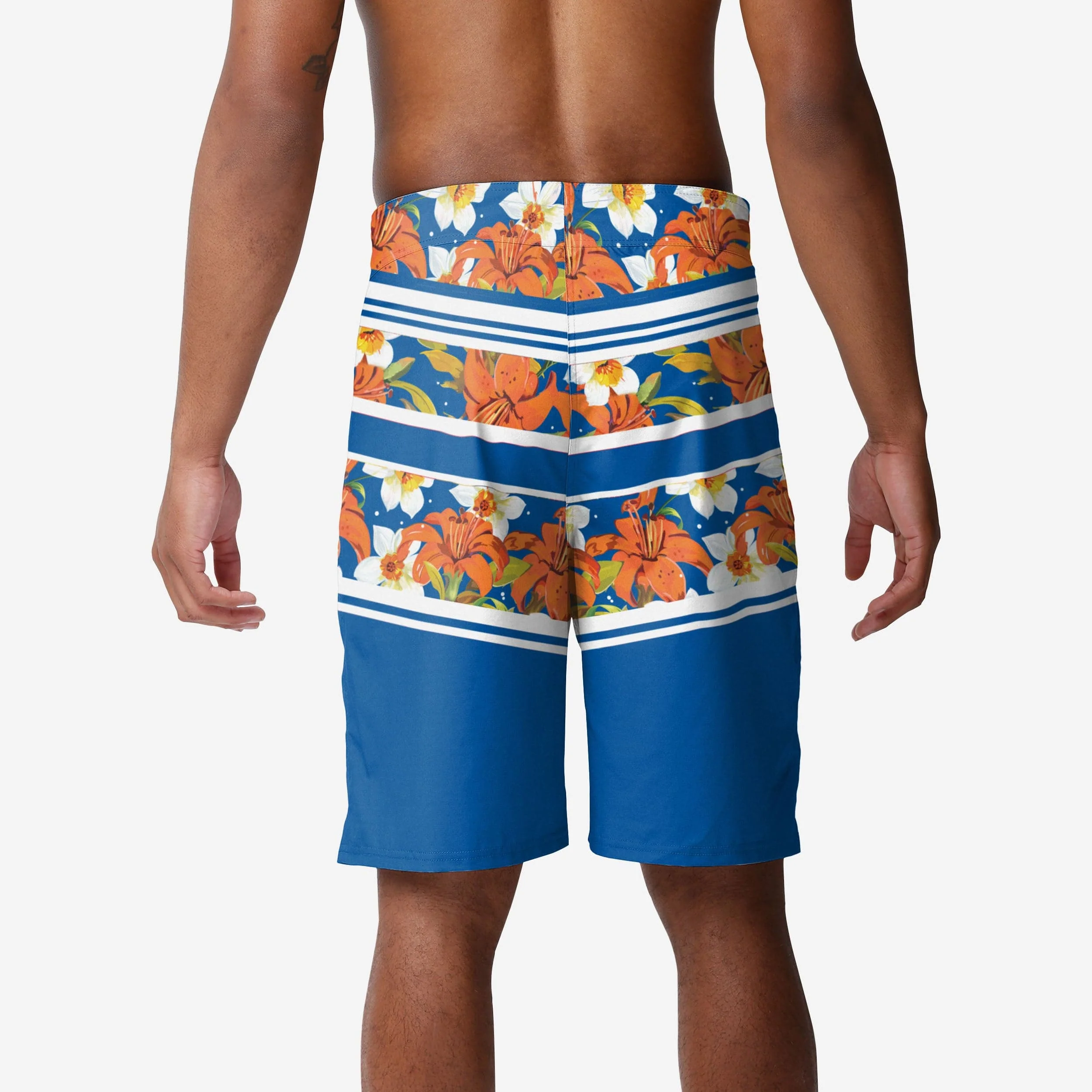 New York Islanders Floral Stripe Boardshorts - Image 2