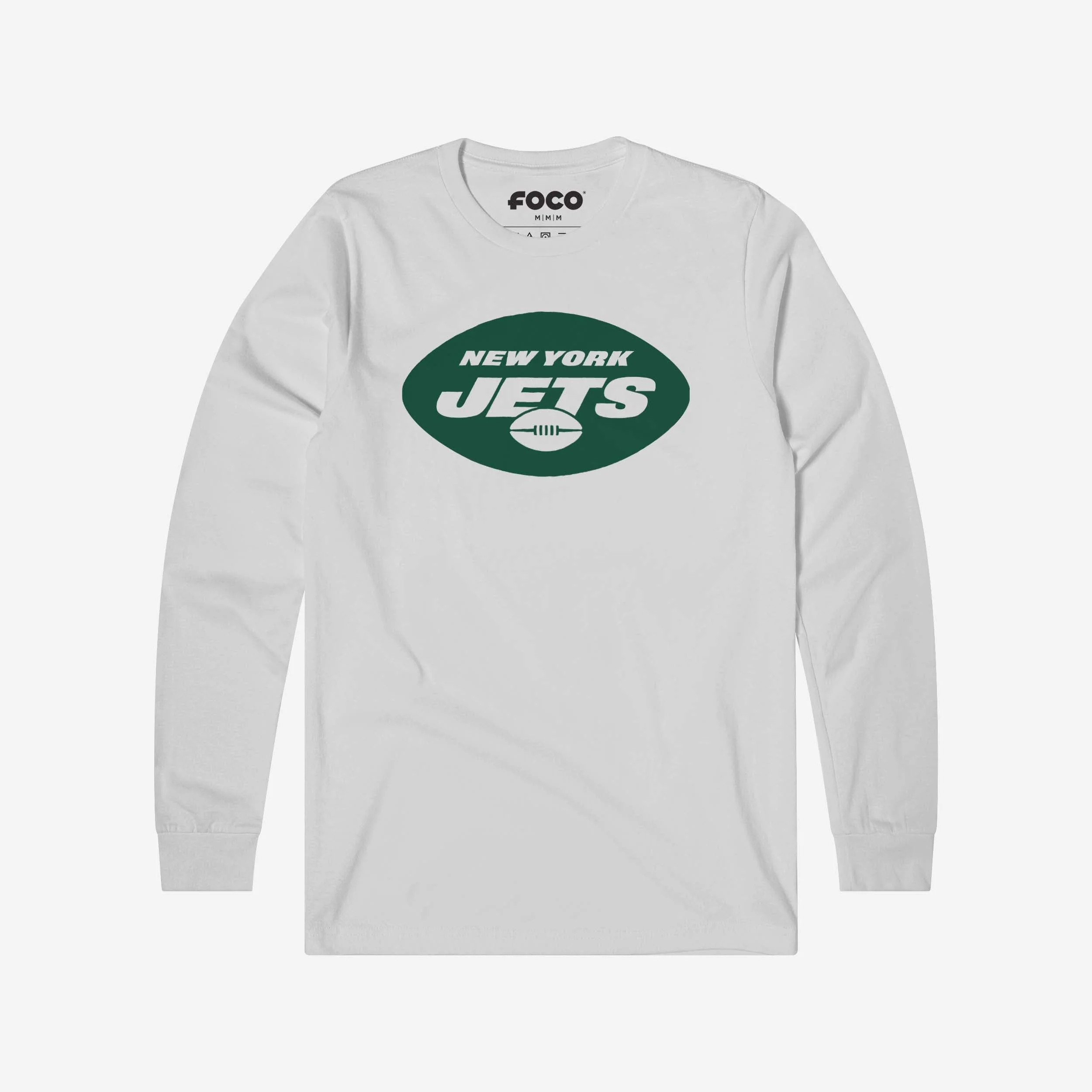 New York Jets 2019 Retro Logo Long Sleeve T-Shirt - Image 12