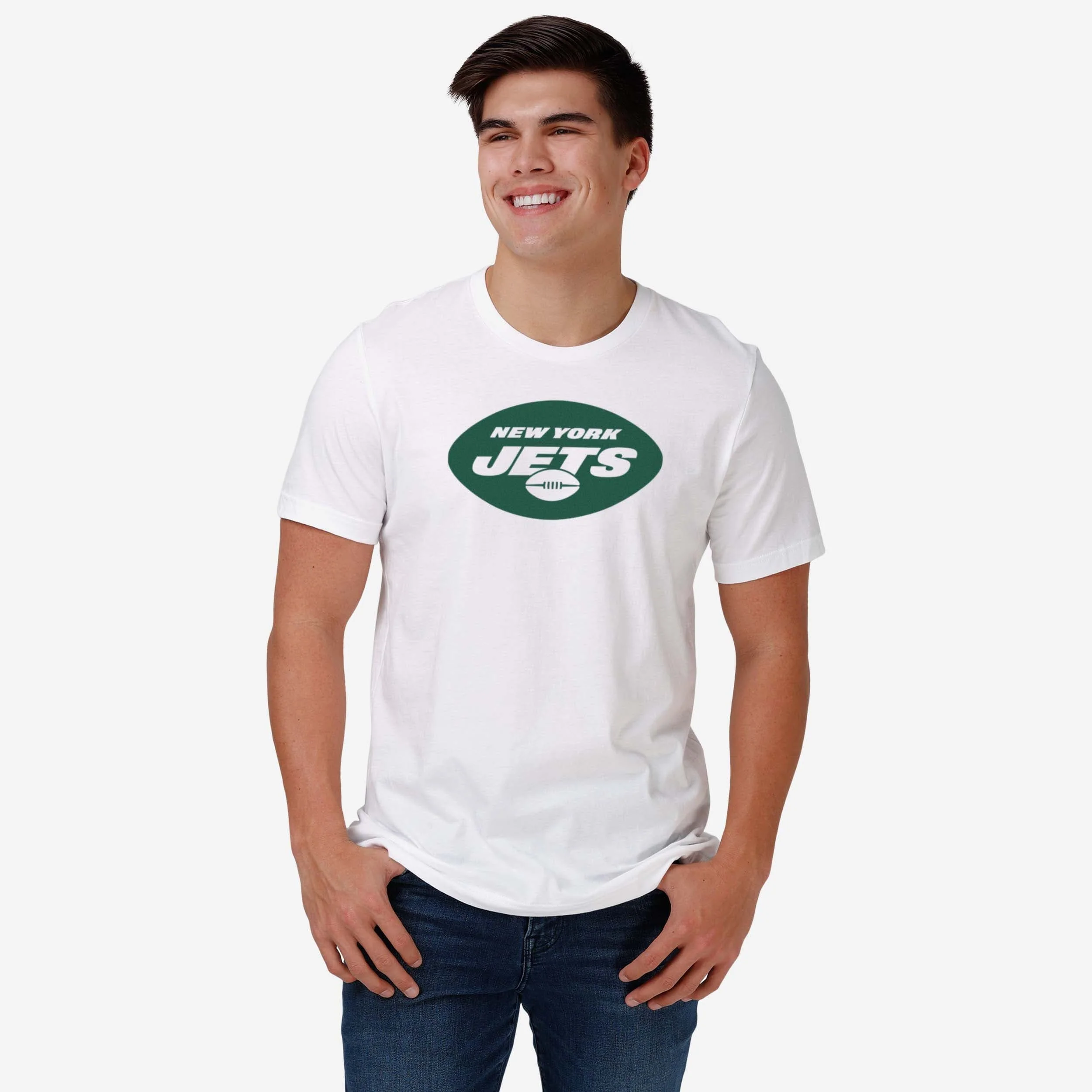 New York Jets 2019 Retro Logo T-Shirt - Image 10
