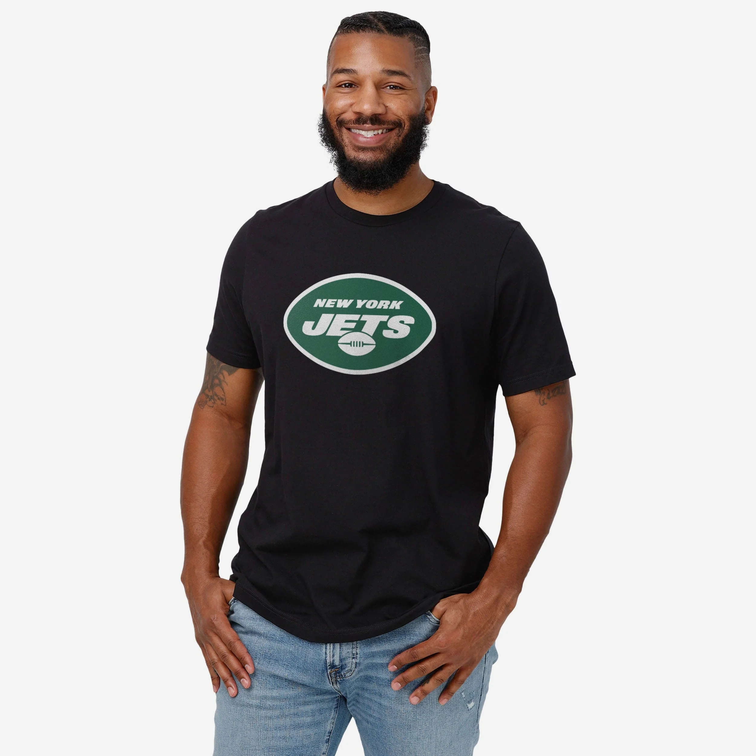 New York Jets 2019 Retro Logo T-Shirt - Image 6