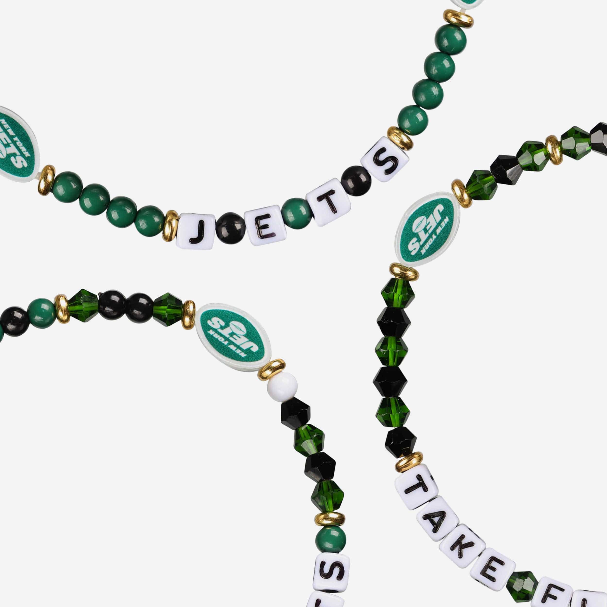 New York Jets 3 Pack Friendship Bracelet - Image 2