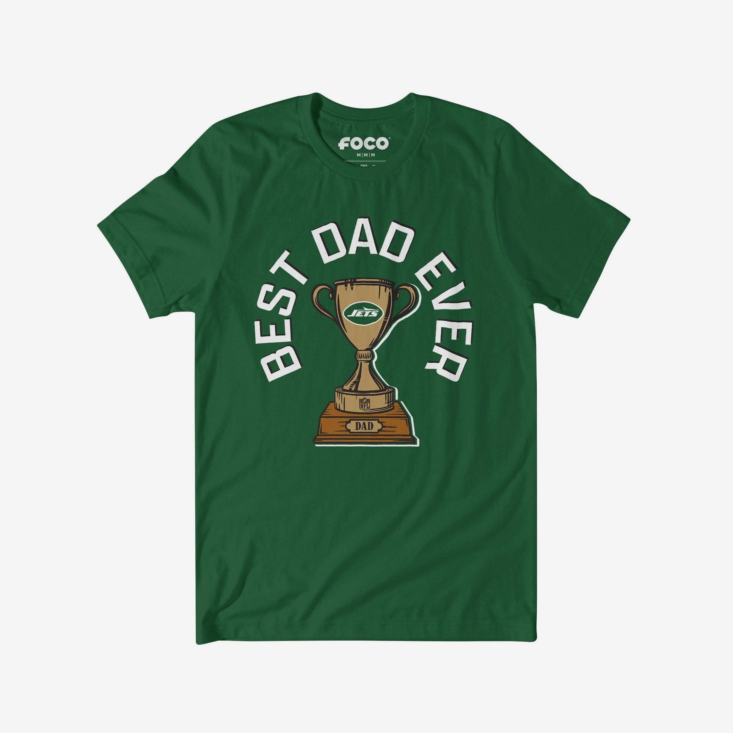 New York Jets Best Dad Ever Trophy T-Shirt