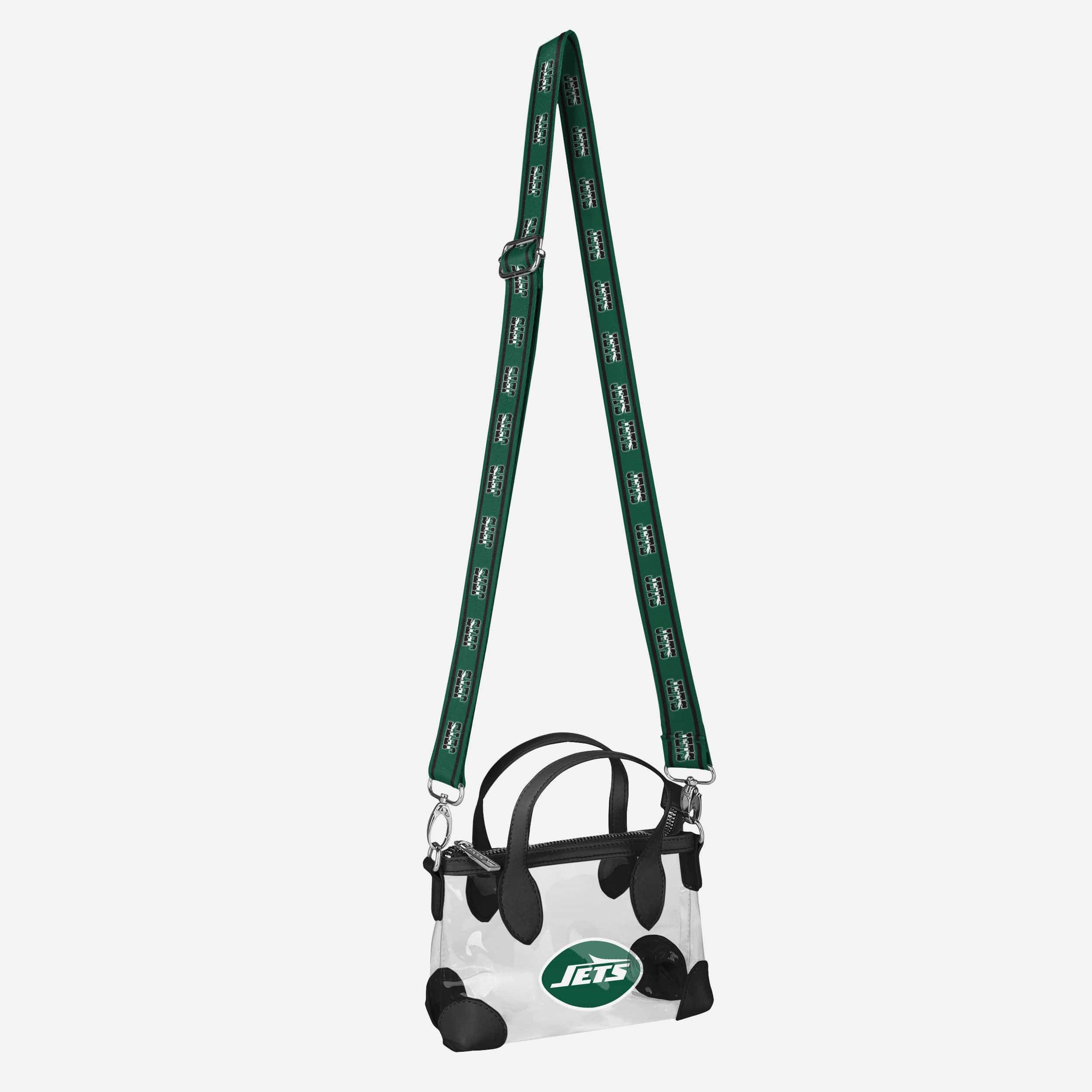 New York Jets Big Logo Clear Crossbody Mini Purse - Image 3