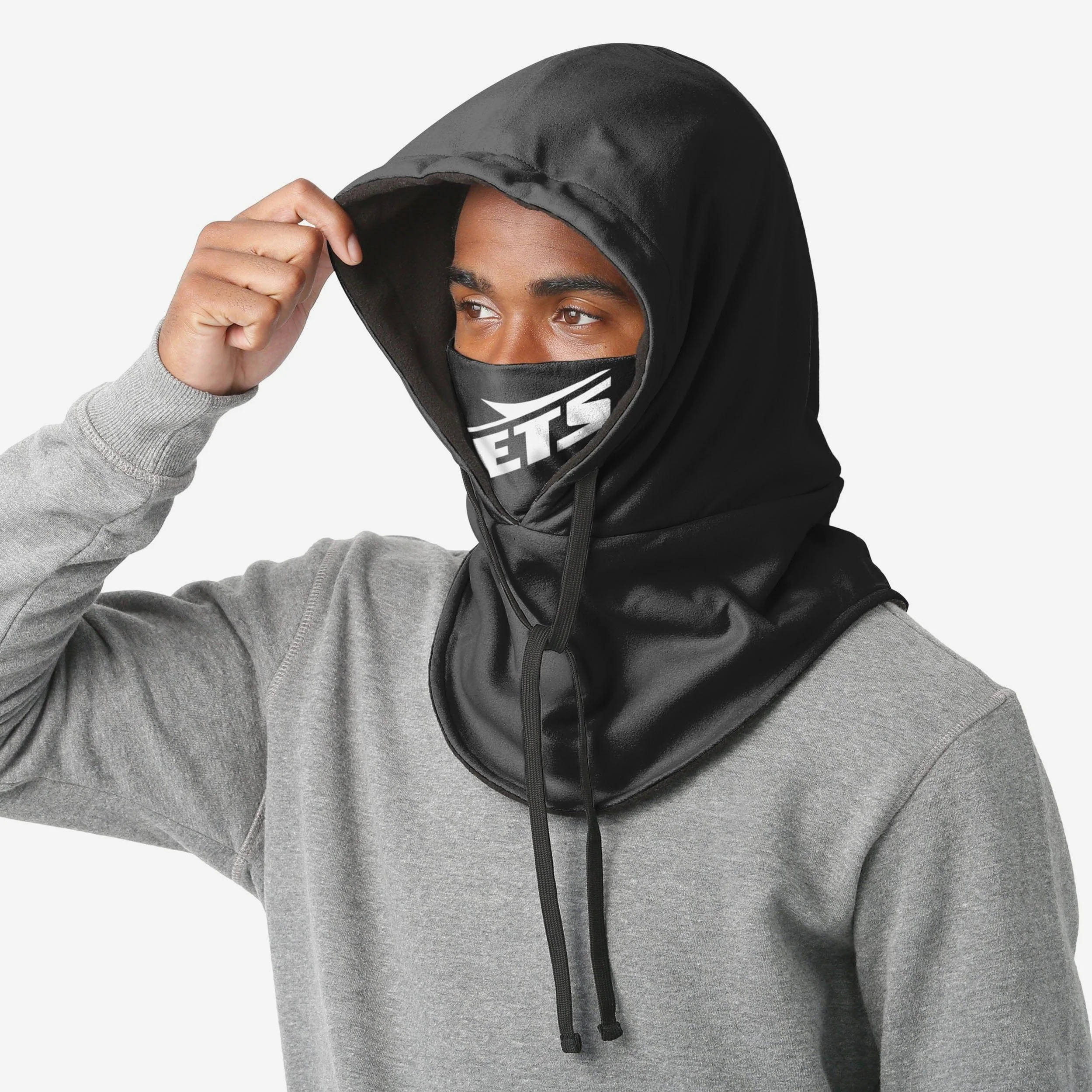 New York Jets Black Drawstring Hooded Gaiter - Image 3