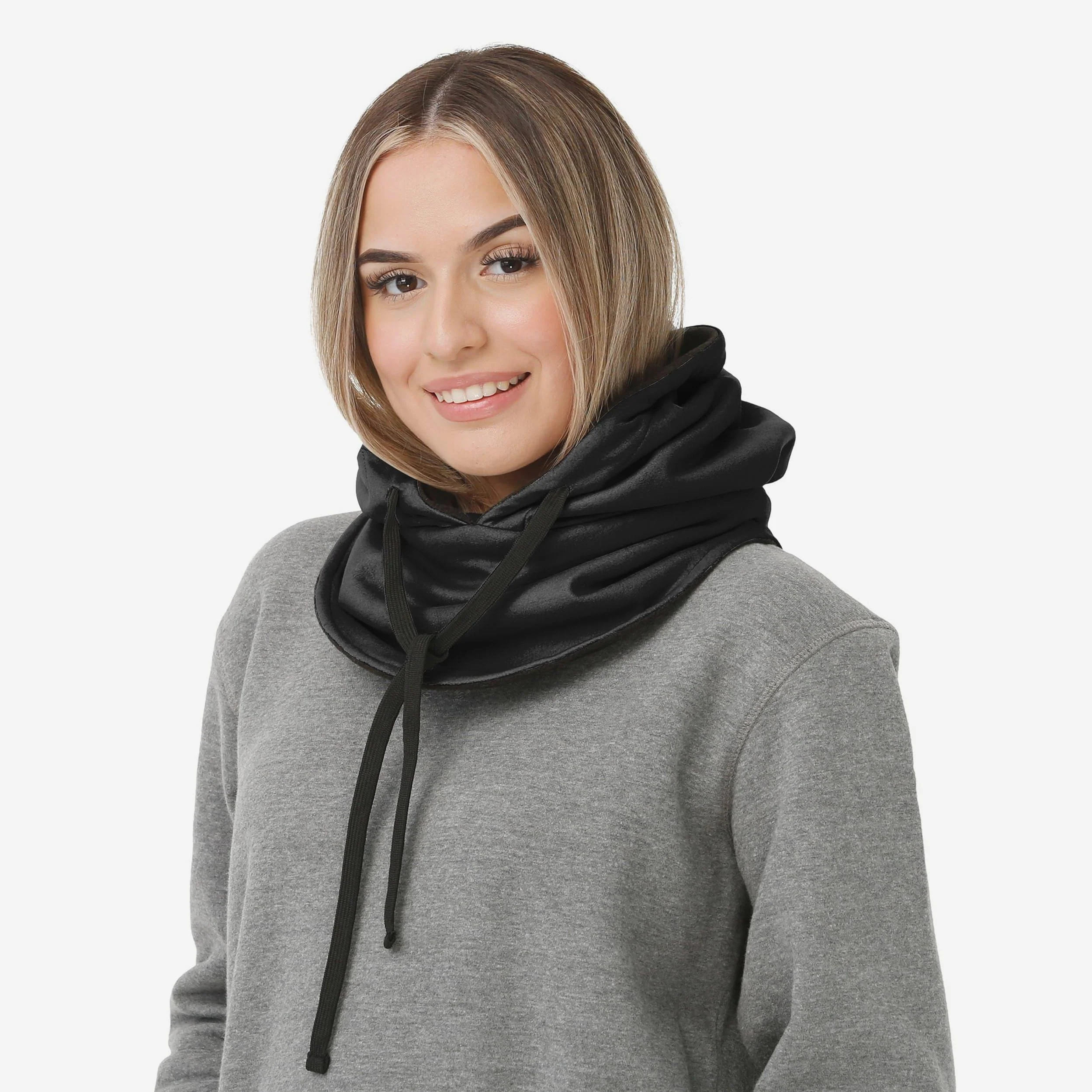 New York Jets Black Drawstring Hooded Gaiter - Image 4